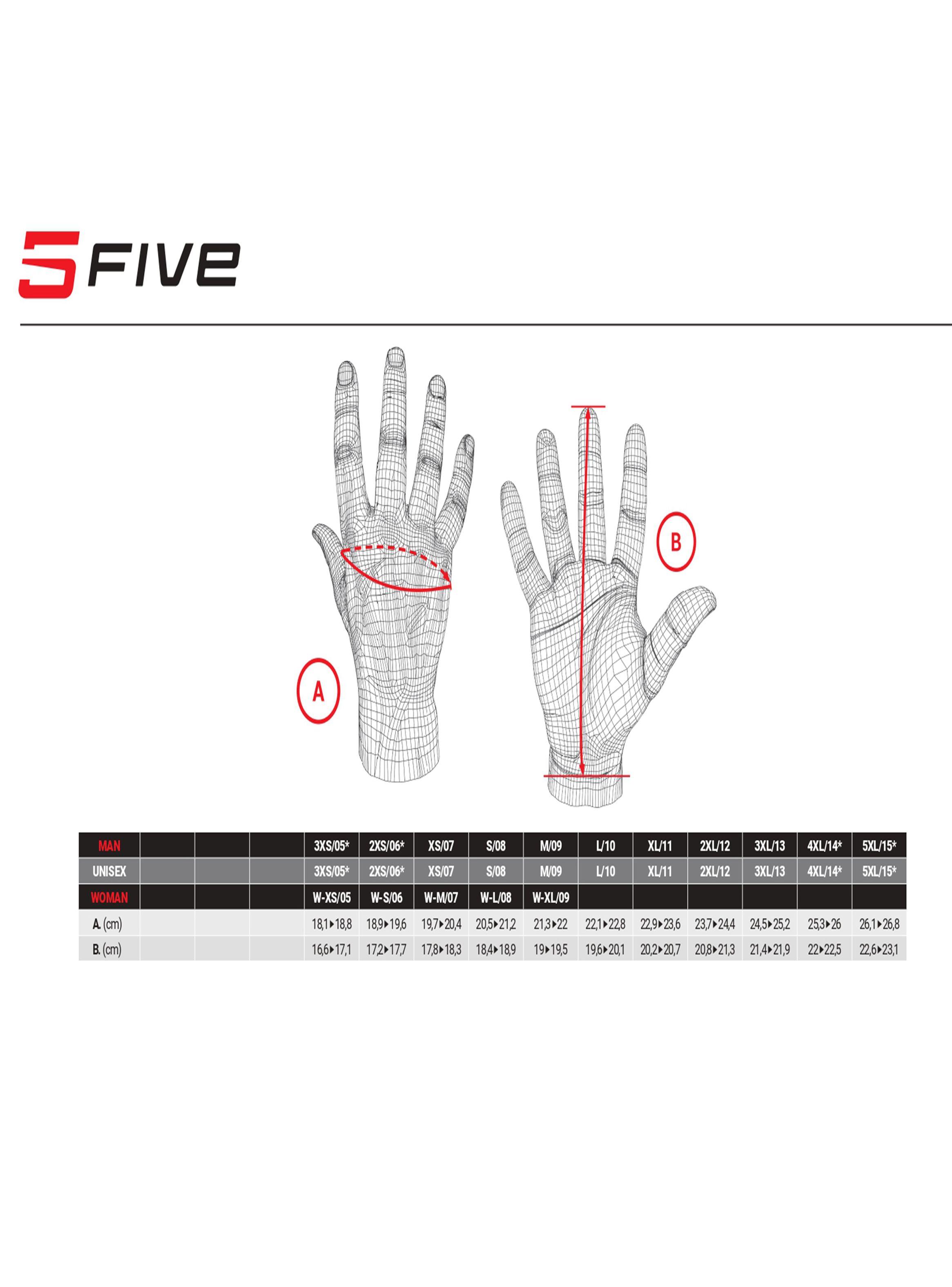 Guante De Moto Five RS2 Evo Negro Kaki-1