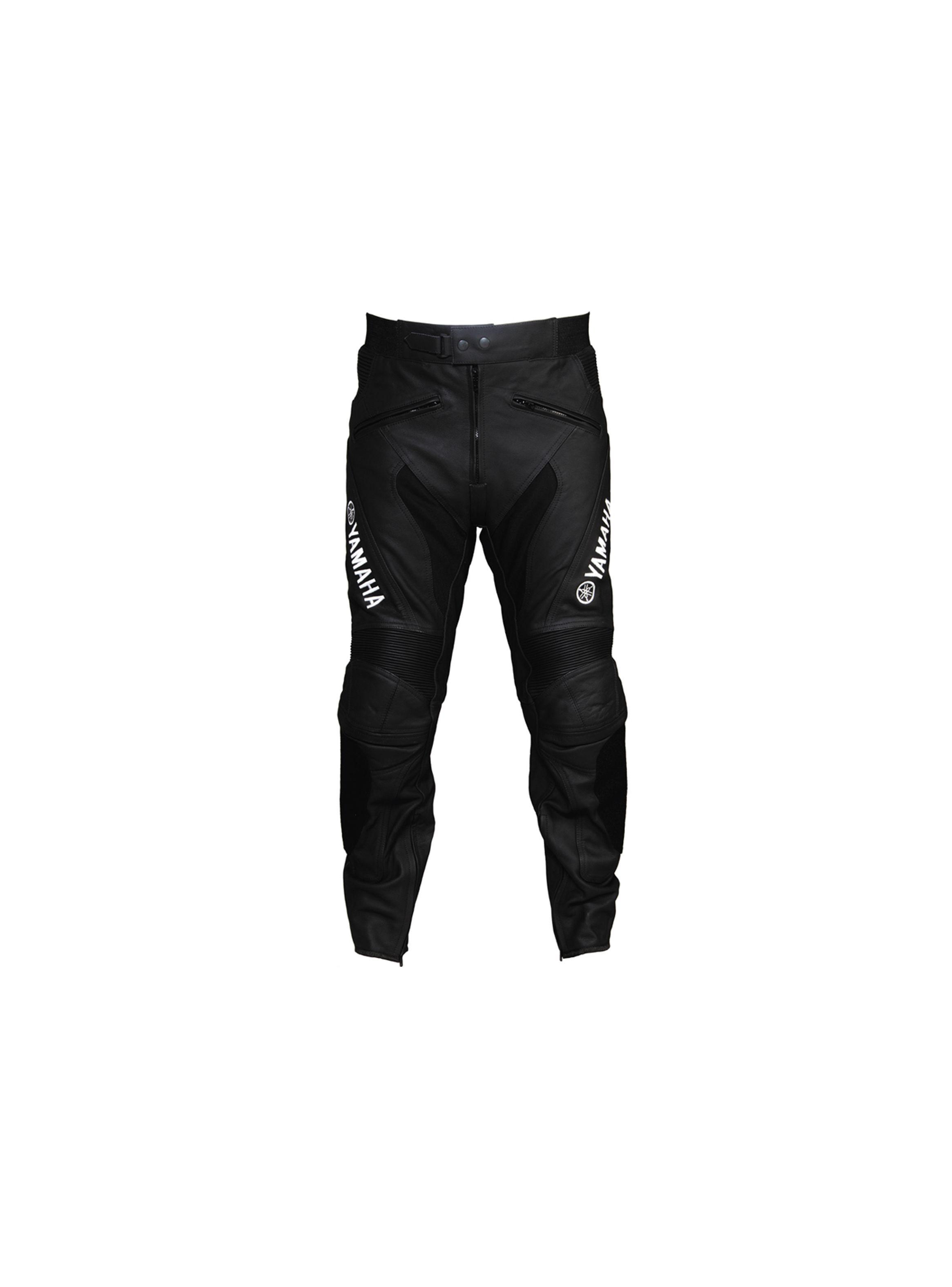 Pantalón Para Moto De Cuero Yamaha-0