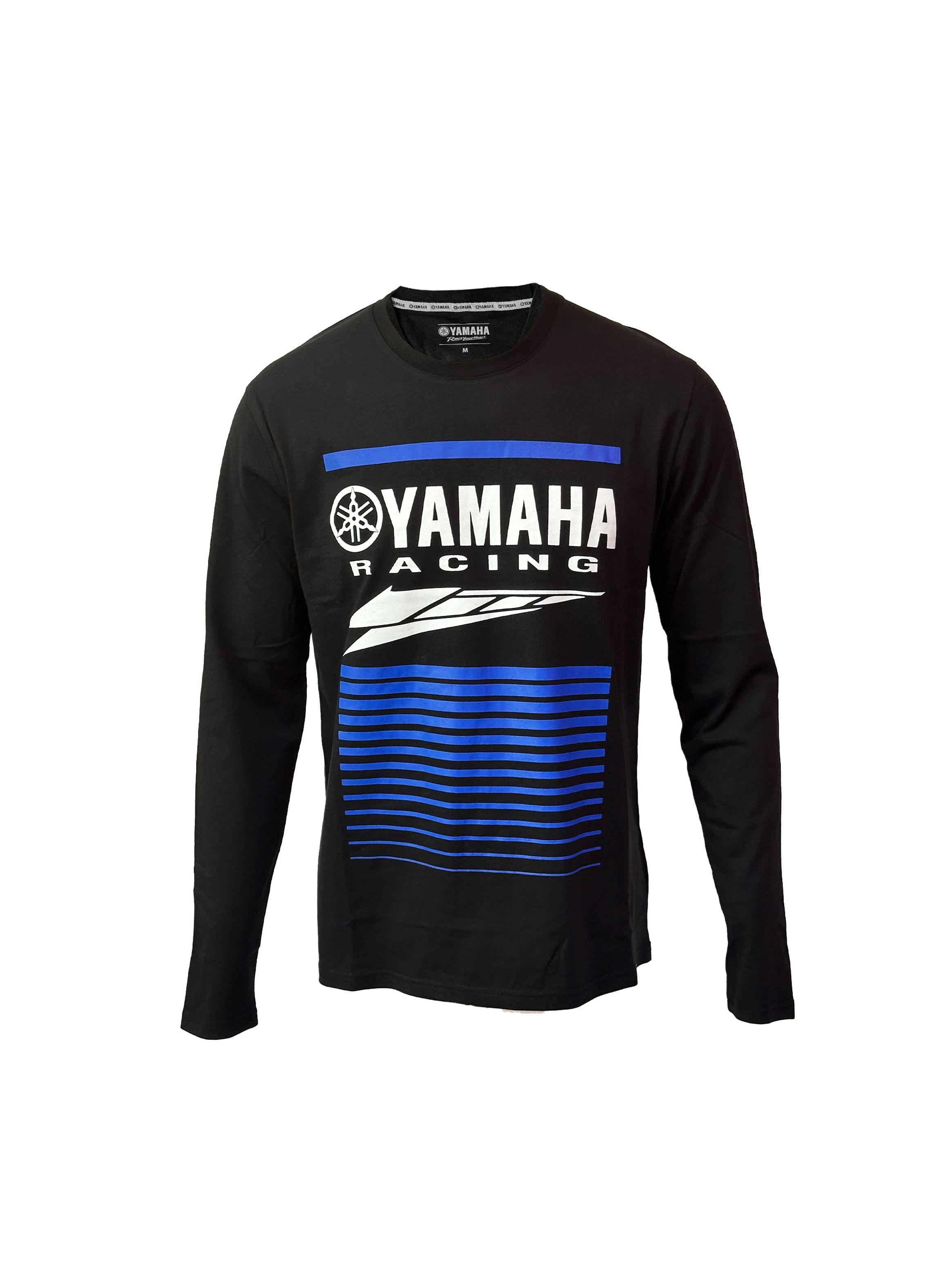 Polera De Hombre Manga Larga Yamaha Racing Negro-0