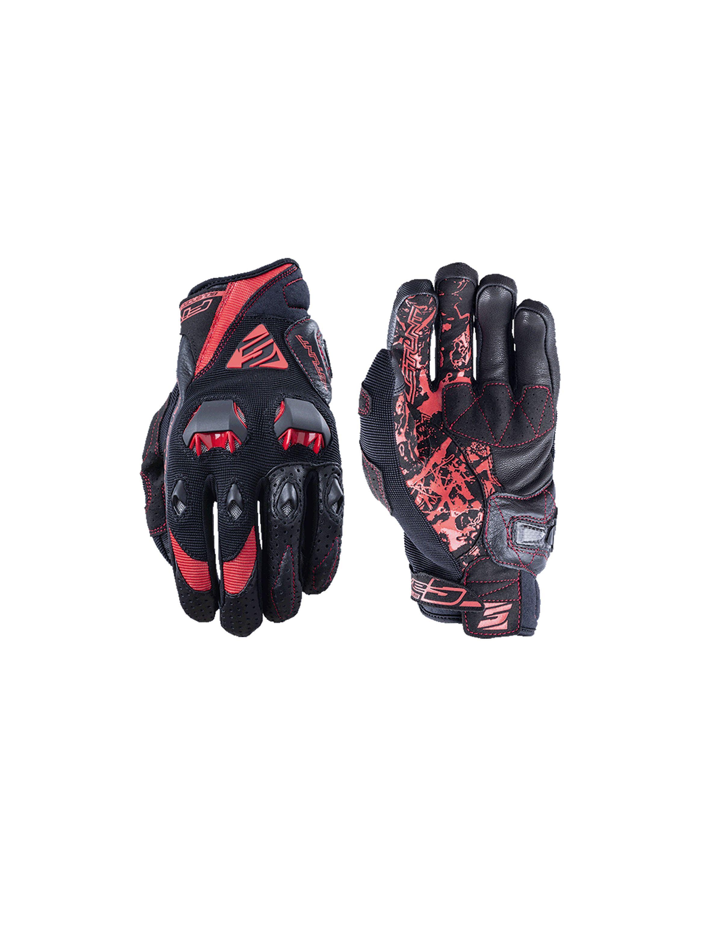 Guantes De Moto Five Stunt Evo Rojo-0
