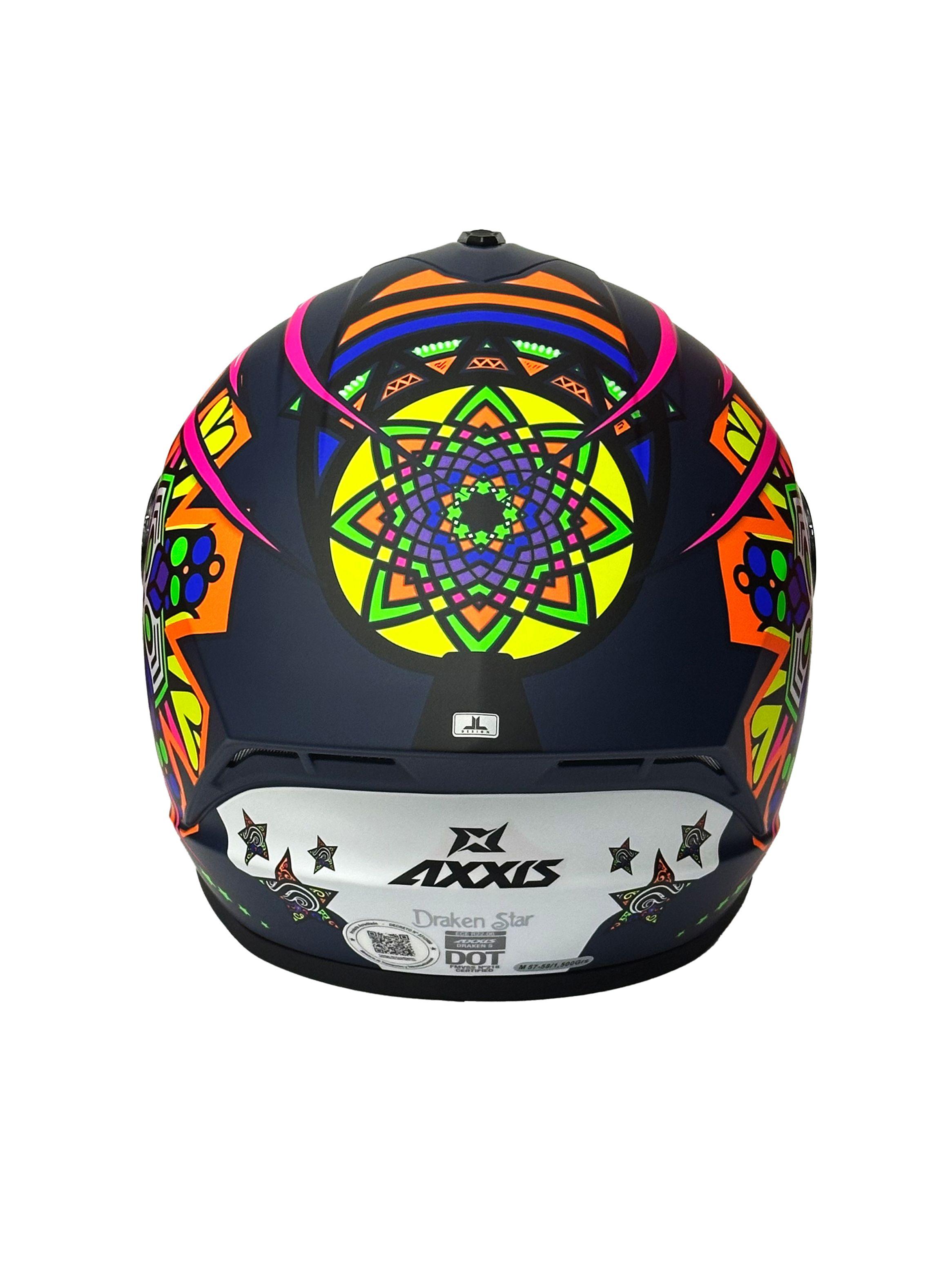 Casco de mujer Axxis Draken S Star Mate-3