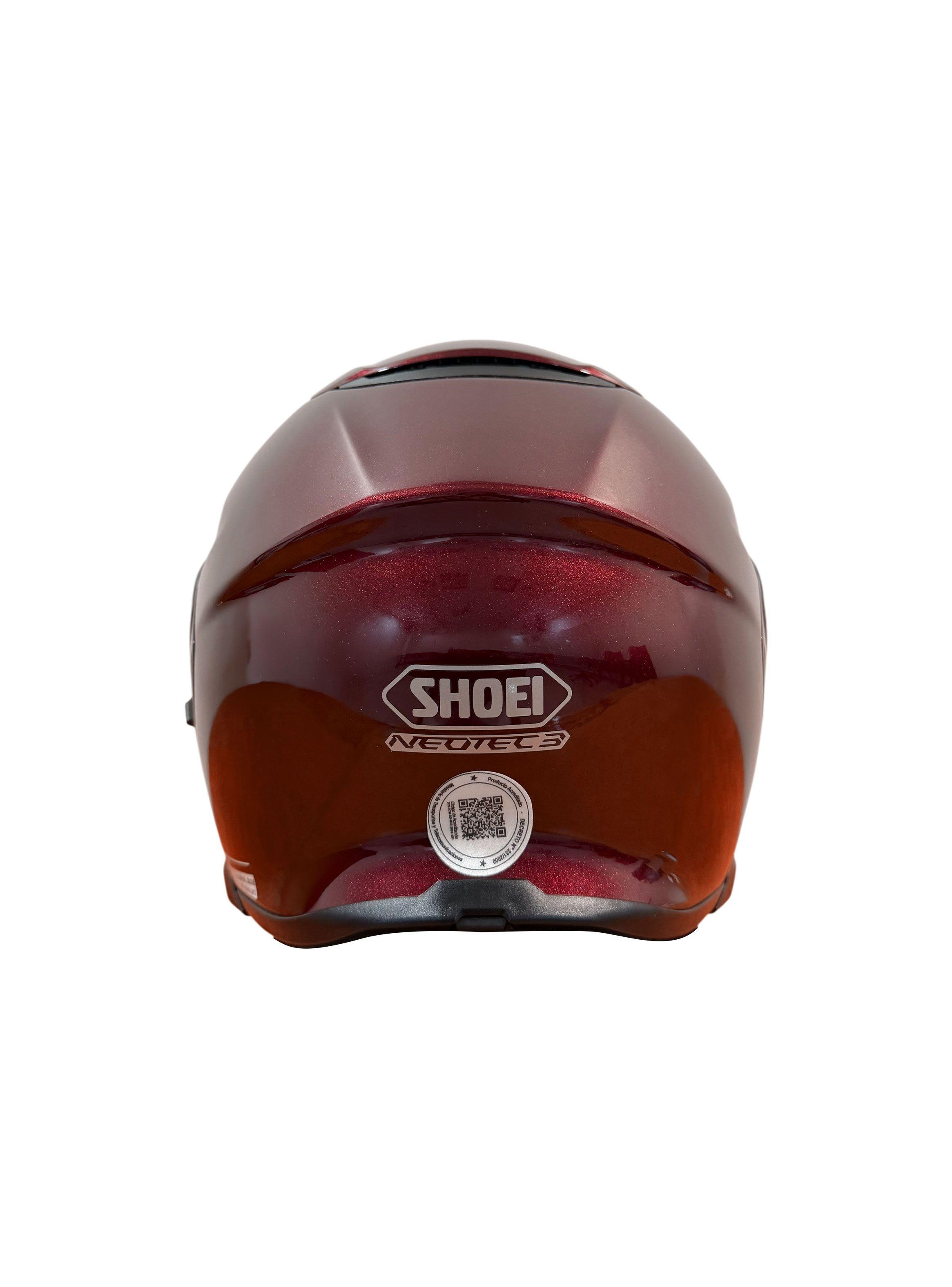 Casco Abatible Shoei Neotec 3 Garnet Metallic-4