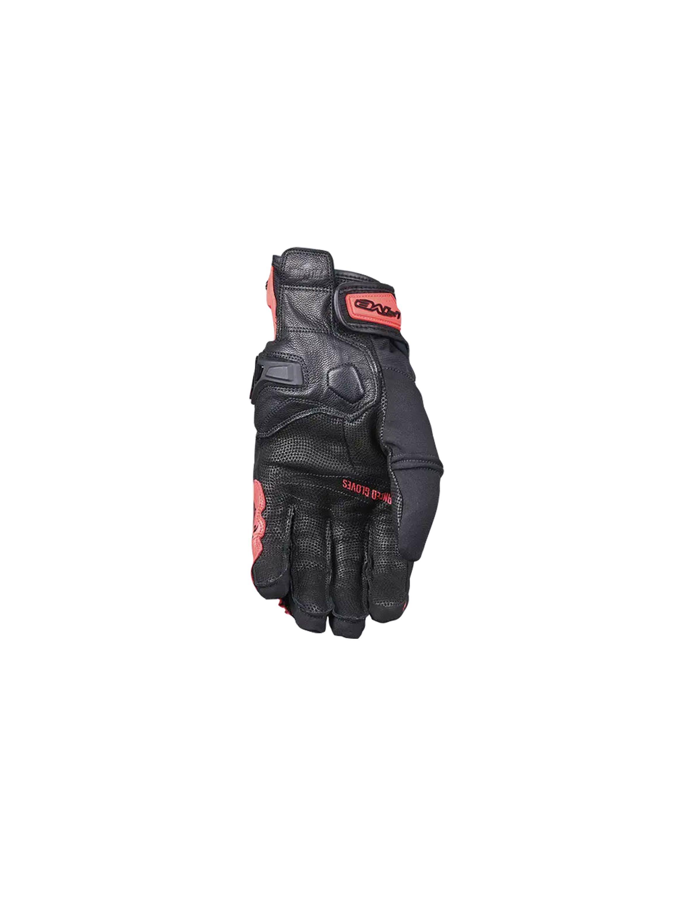Guantes Moto Five X-Rider WP Negro/Fluor Rojo-2