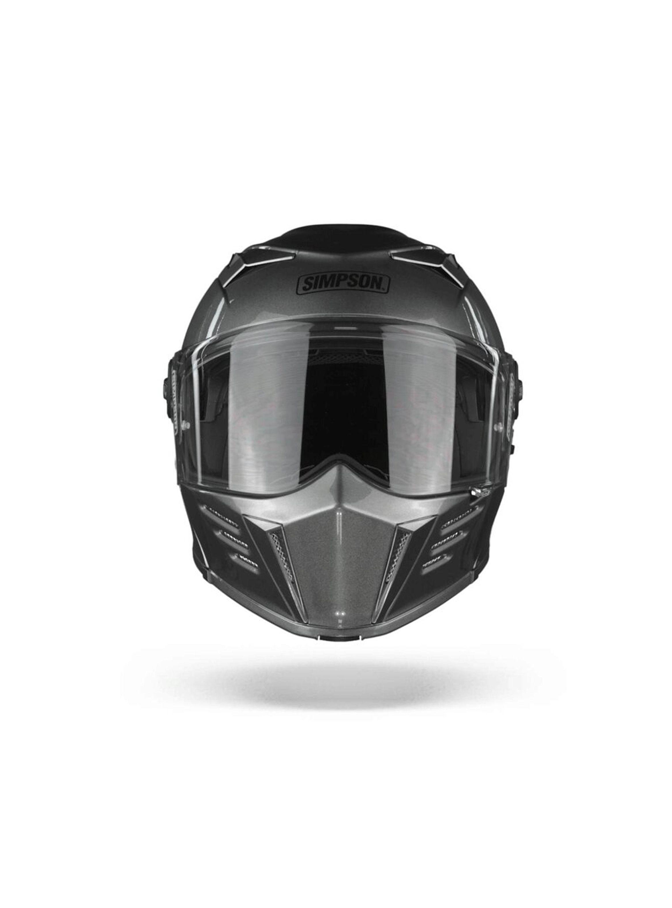Casco de moto Simpson Darksome Gunmetal-0