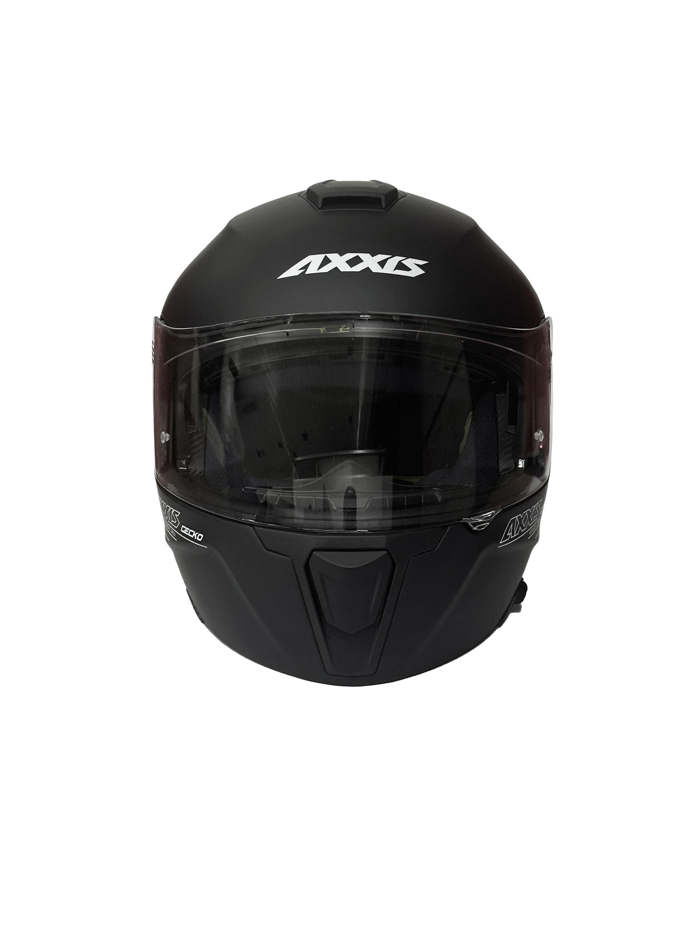 Casco Axxis Gecko Sv Solid A1 Negro Mate-2