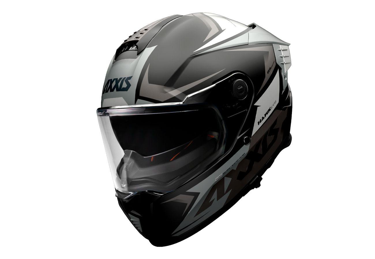 Casco axxis  hawk sv evo ixil  titanio mate-0