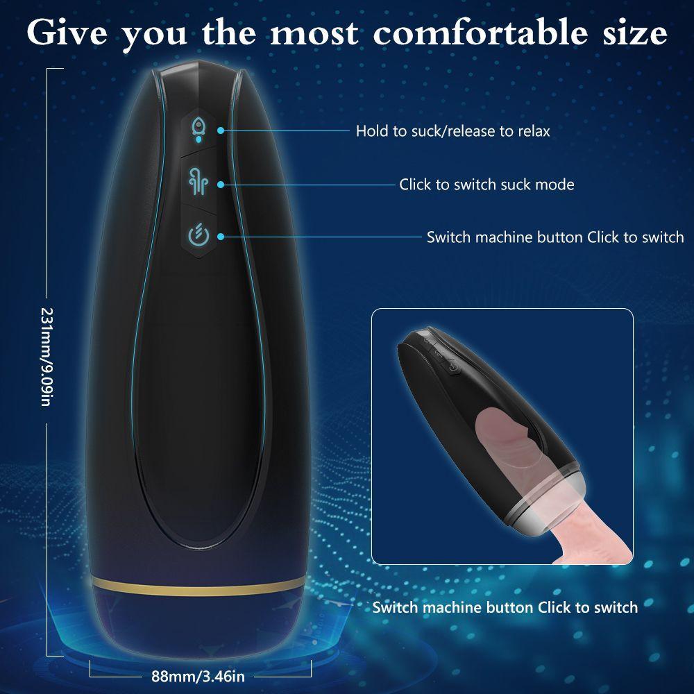 Hawk Masturbador Masculino Vibrador Y Succionador Realista-3