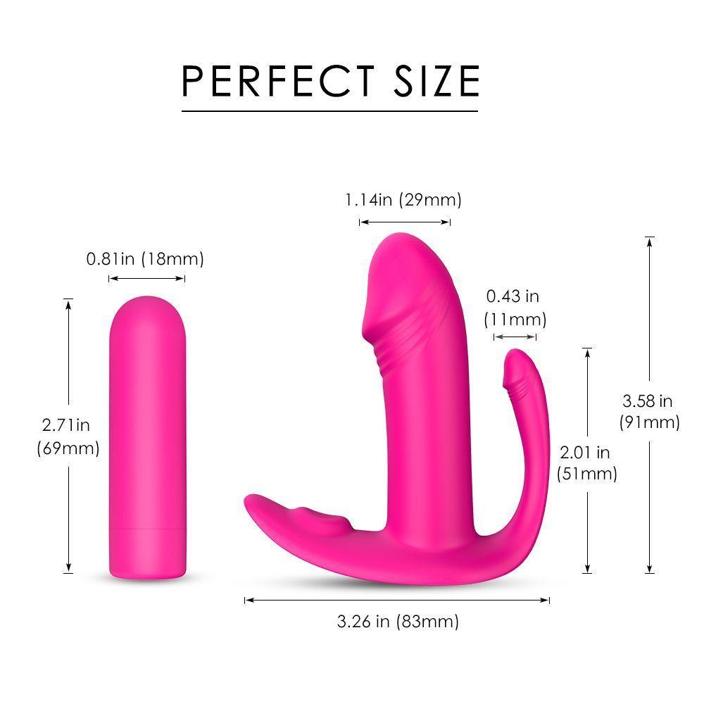 Vibrador Triple Didi Estimulador Clítoris FerSex-4