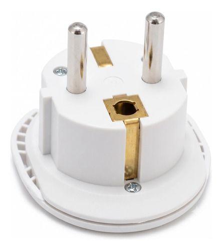 Adaptador de enchufe universal a Schuko 16A 250V blanco SZ-015-2