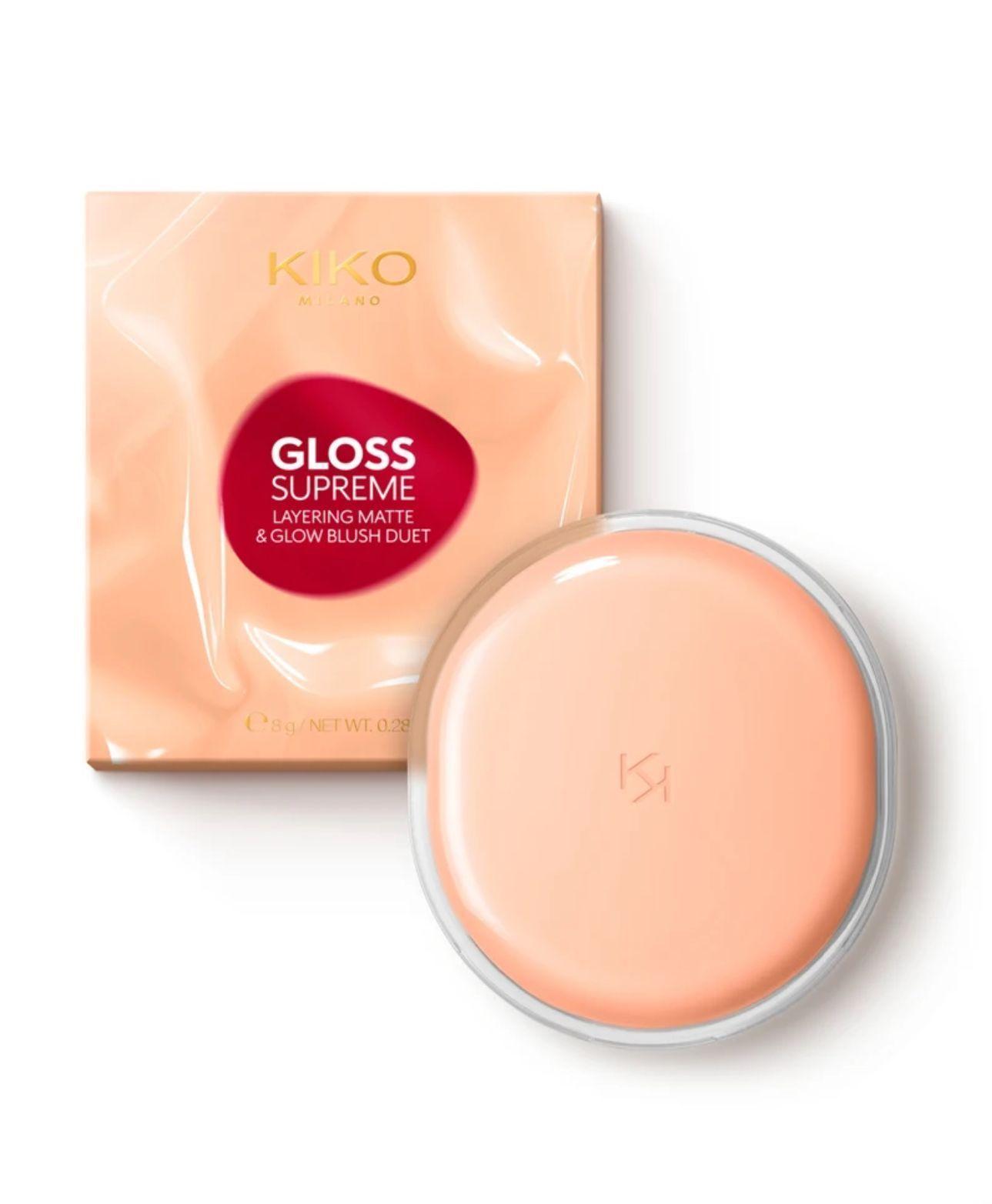 Set KIKO MILANO Maquillaje Dúo De Rubores lipgloss Regalo-4