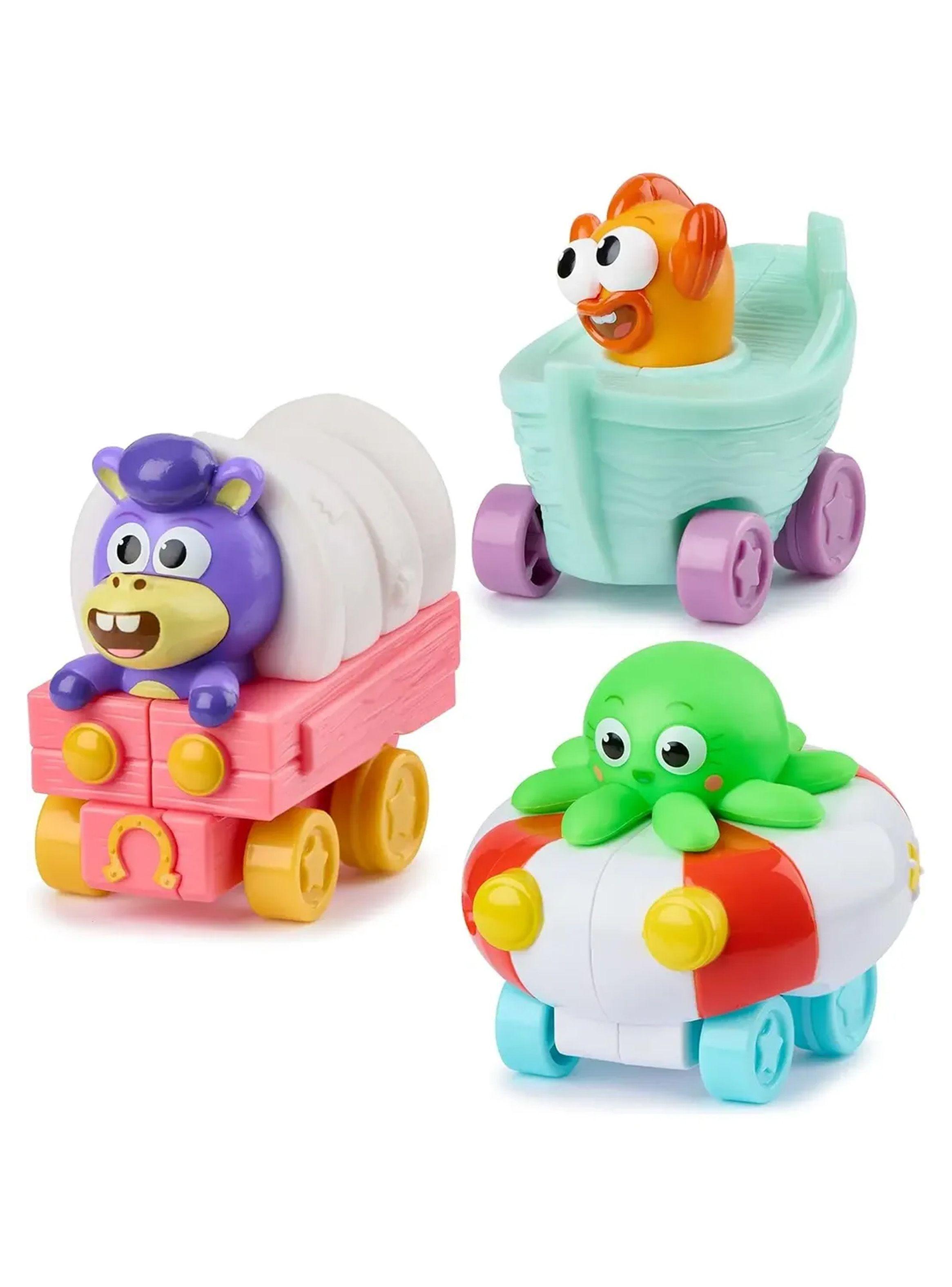 Pack 3 Vehiculos Acuaticos Rapidos de Baby Sharks Big Show de Nickelodeon-1