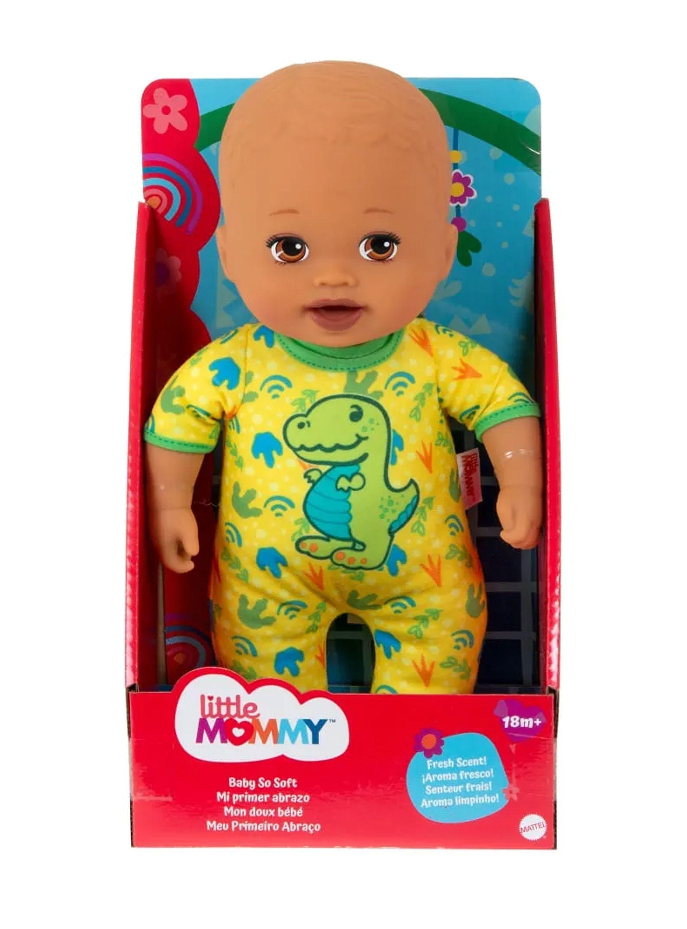 Muñeca Little Mommy Mi Primer Abrazo Dinosaurio de Mattel-2