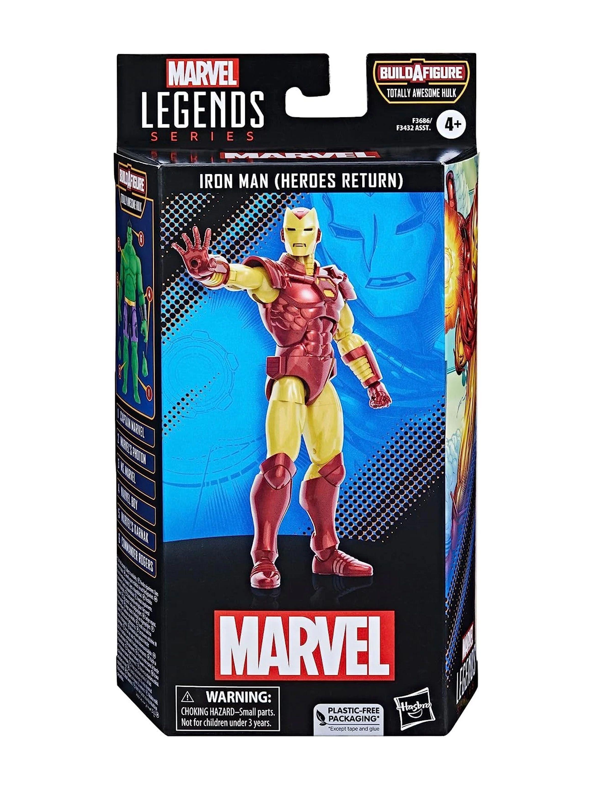 Figura de Acción Coleccionable de Marvel Legends Series Iron Man (heroes Return) de Hasbro-3