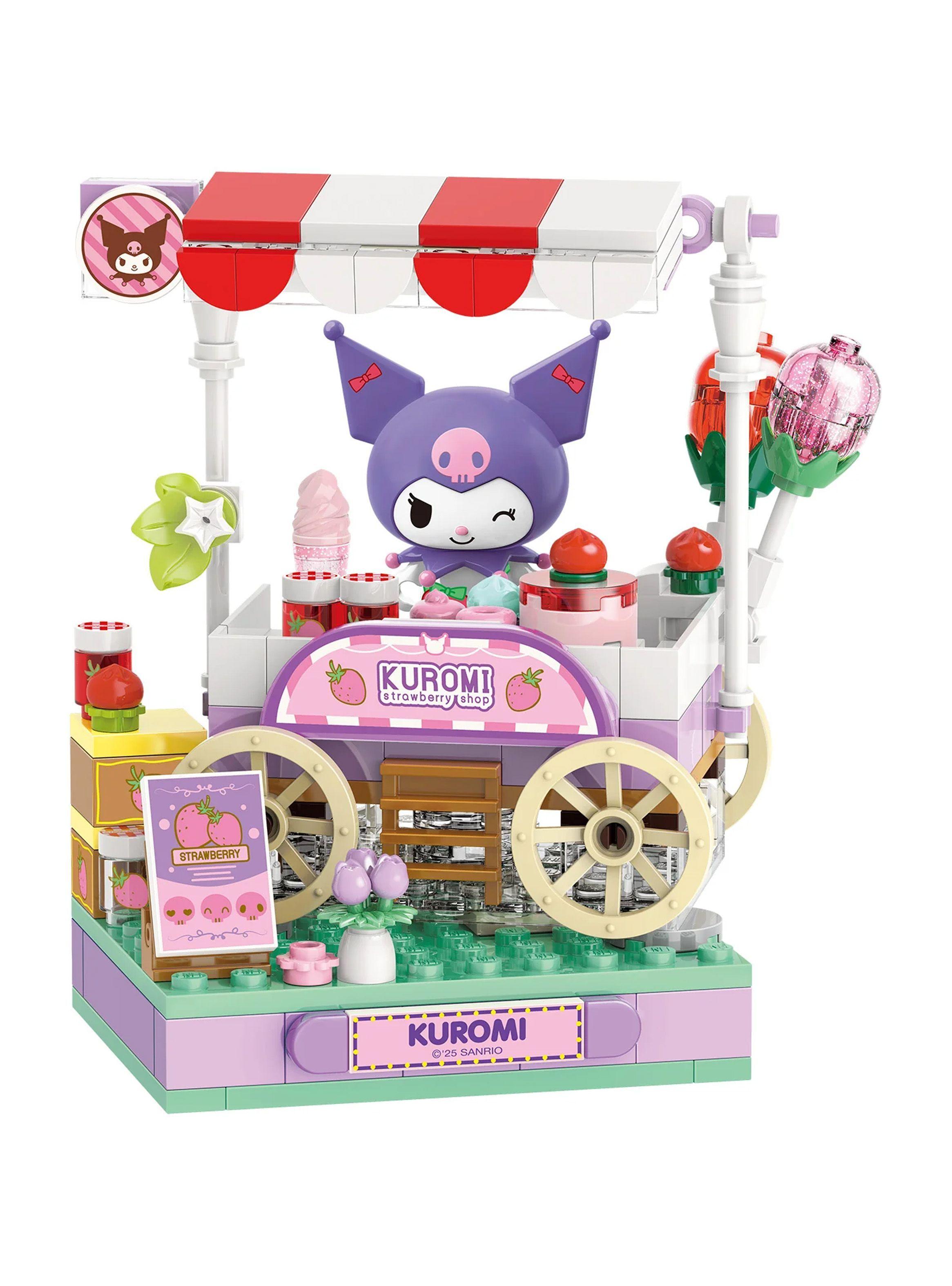 Figura Armable Kuromi Tienda Frutilla Sanrio Bloques-3