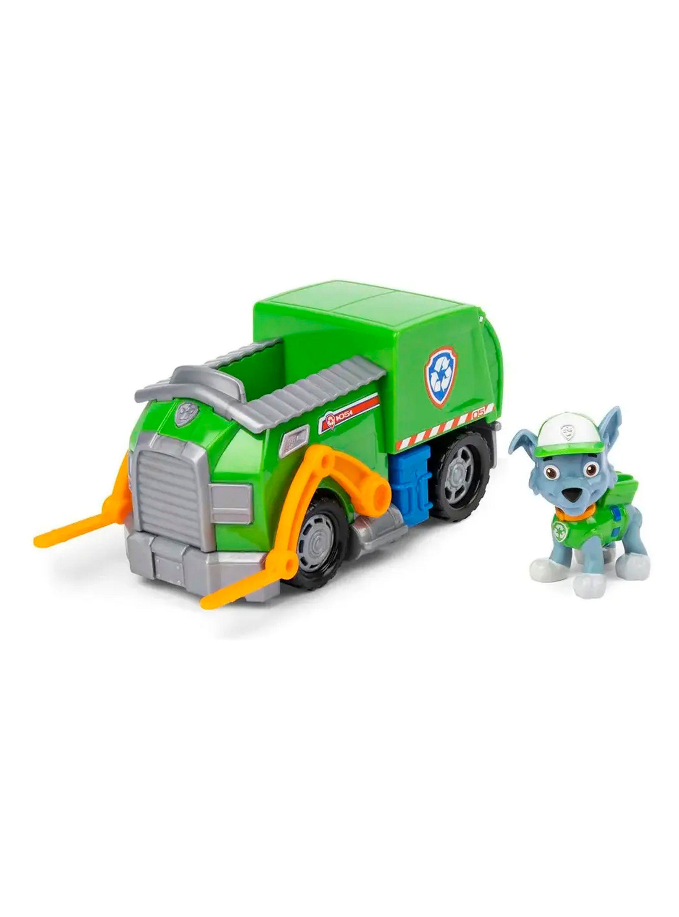 Camion De Reciclaje Rocky Paw Patrol Con Figura-3