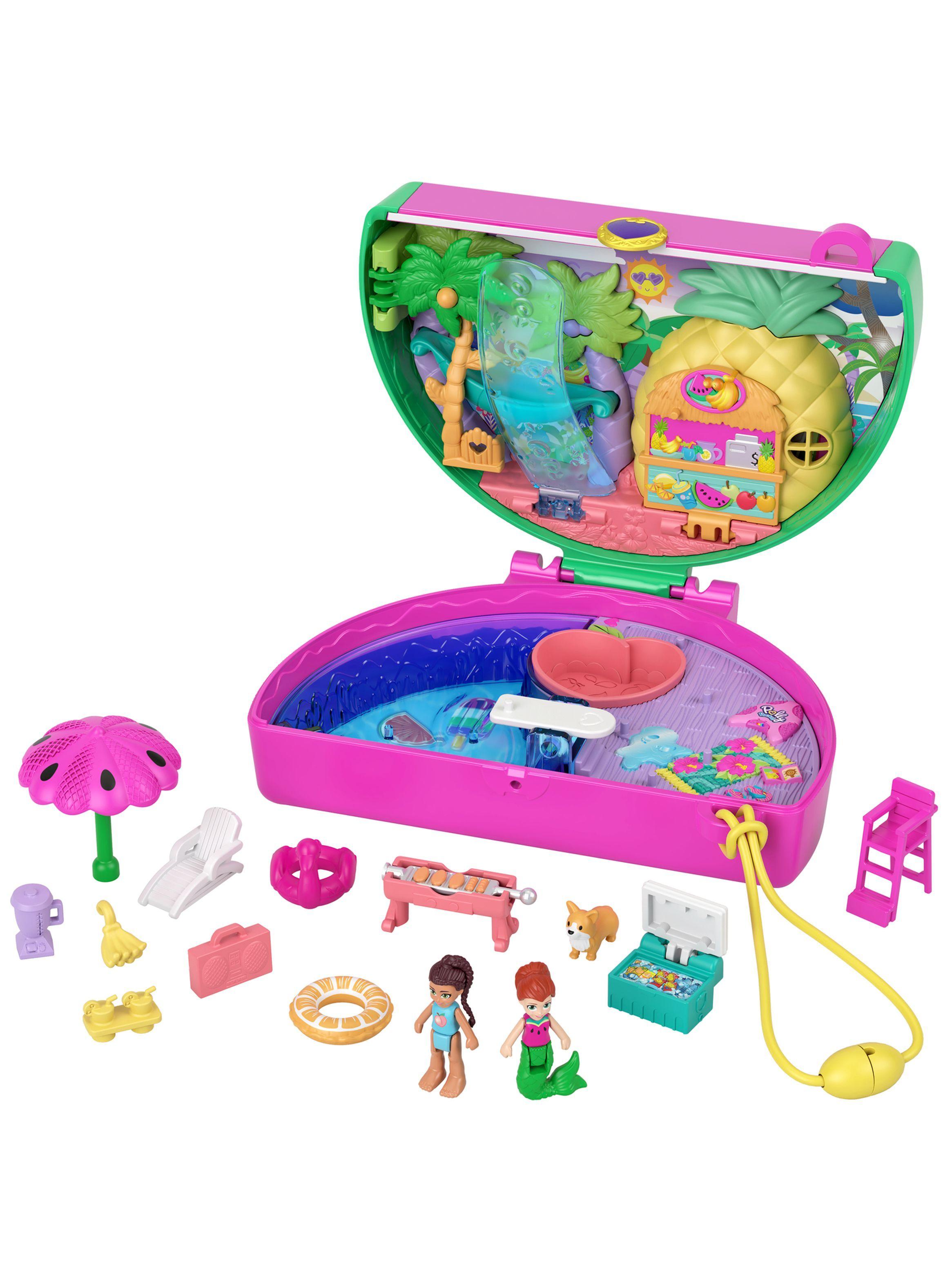 Polly Pocket - Watermelon Pool Party Compact - Mattel-0