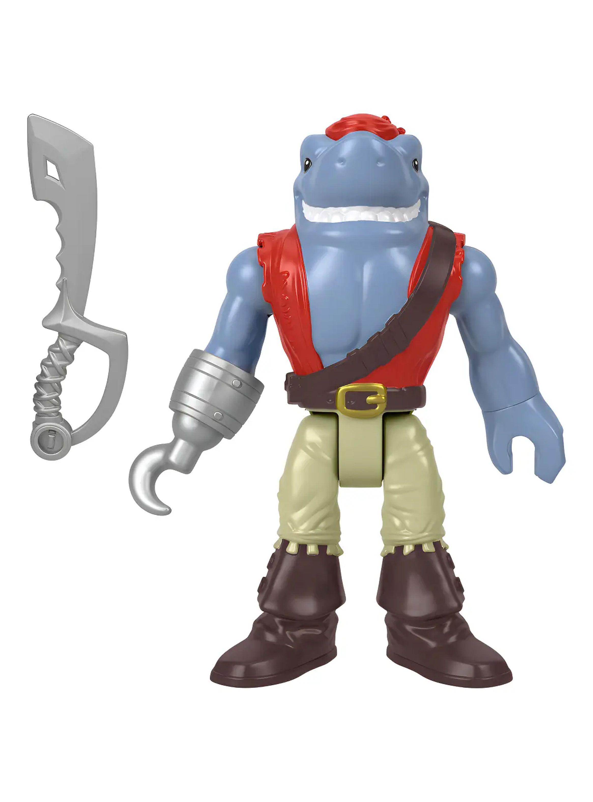 Figura Tiburon Pirata XL 25 cm Articulada-1