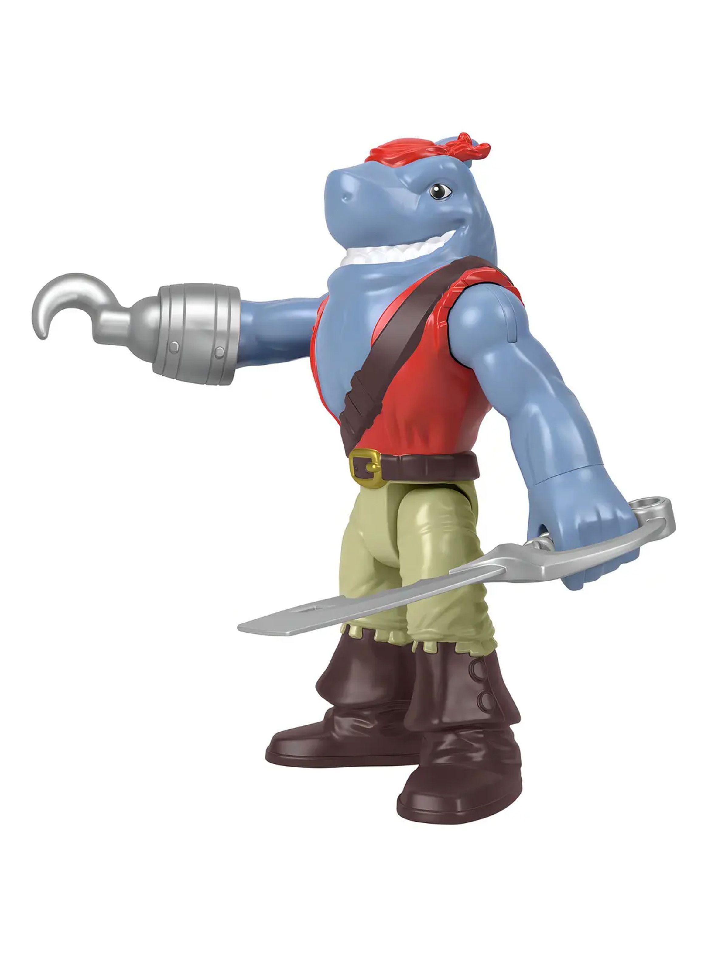 Figura Tiburon Pirata XL 25 cm Articulada-2
