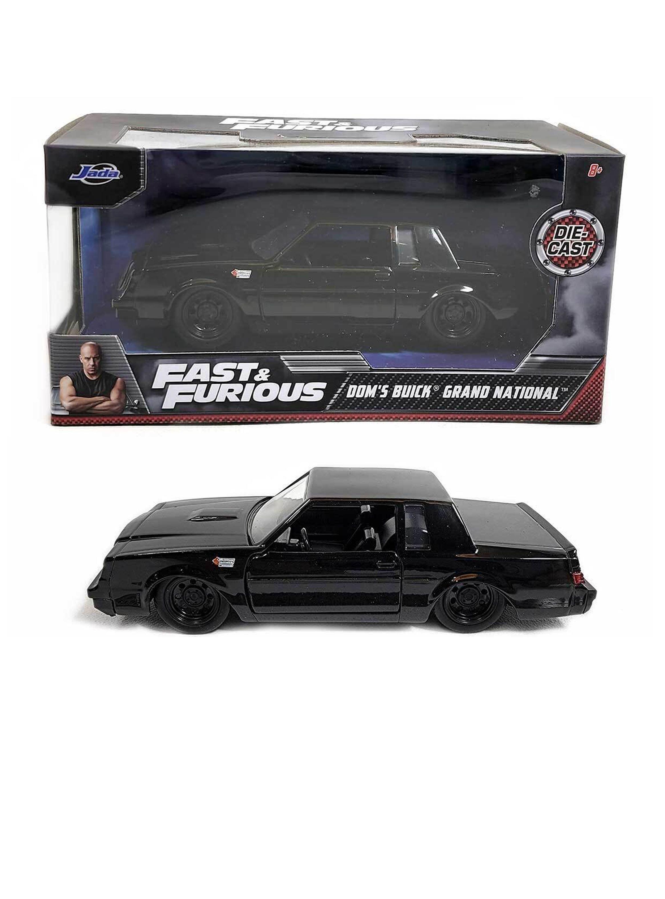 Vehículo Buick Grand 1987 Negro Escala 1:32 Rápidos Y Furiosos de Jada-0