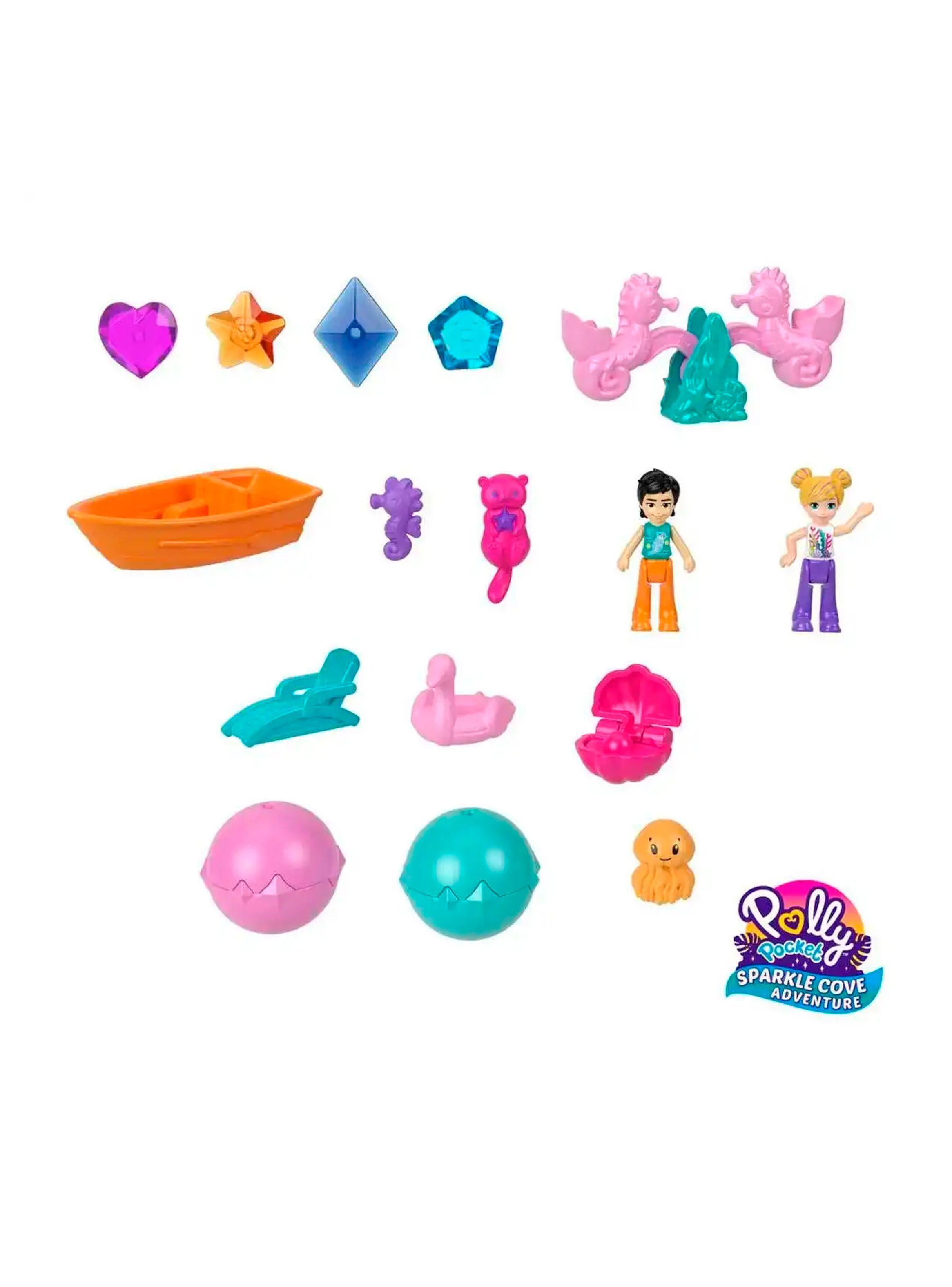 Polly Pocket Bolso Cofre del Tesoro | Set de Juego Bahía Mágica-2