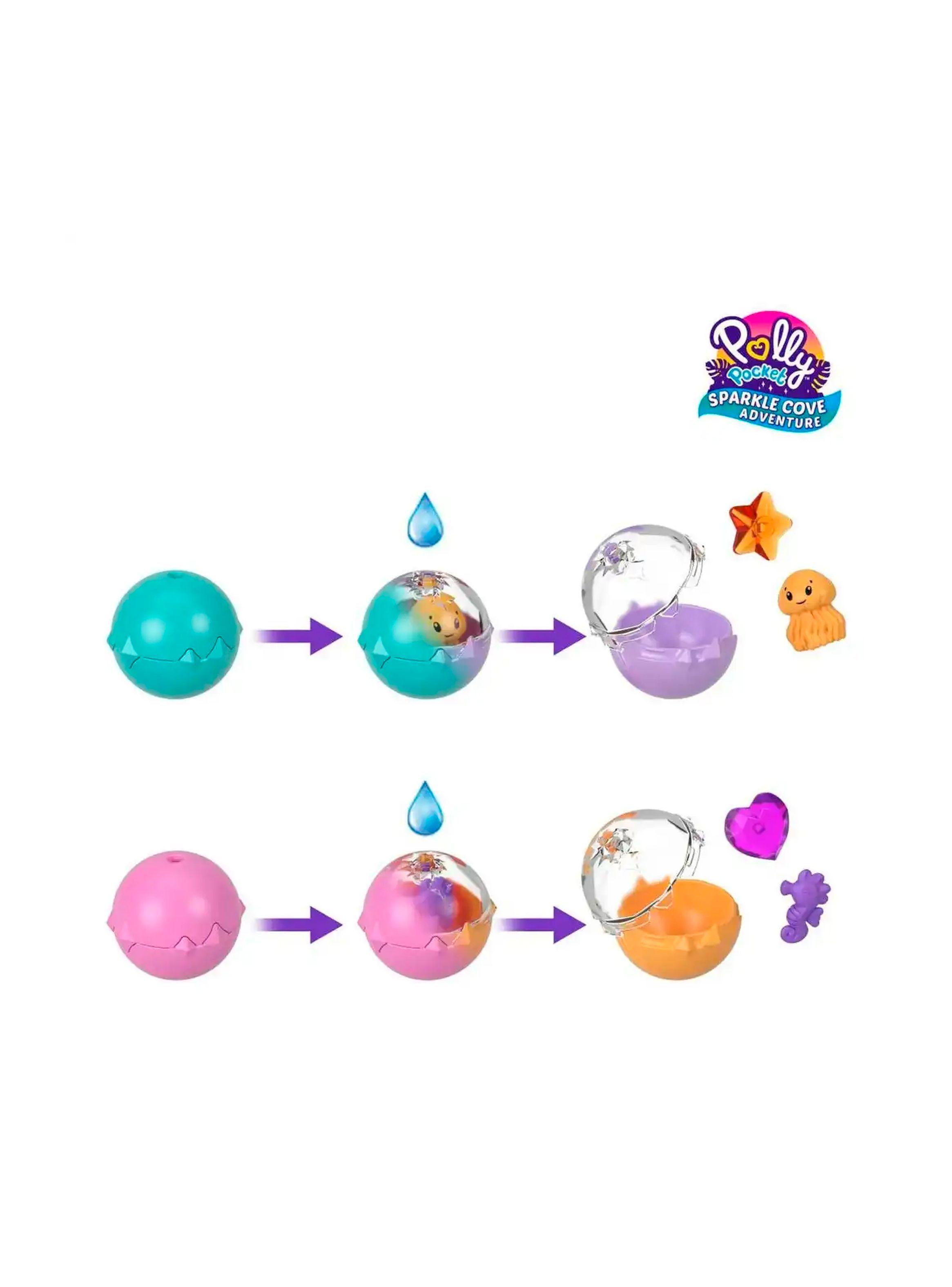 Polly Pocket Bolso Cofre del Tesoro | Set de Juego Bahía Mágica-3