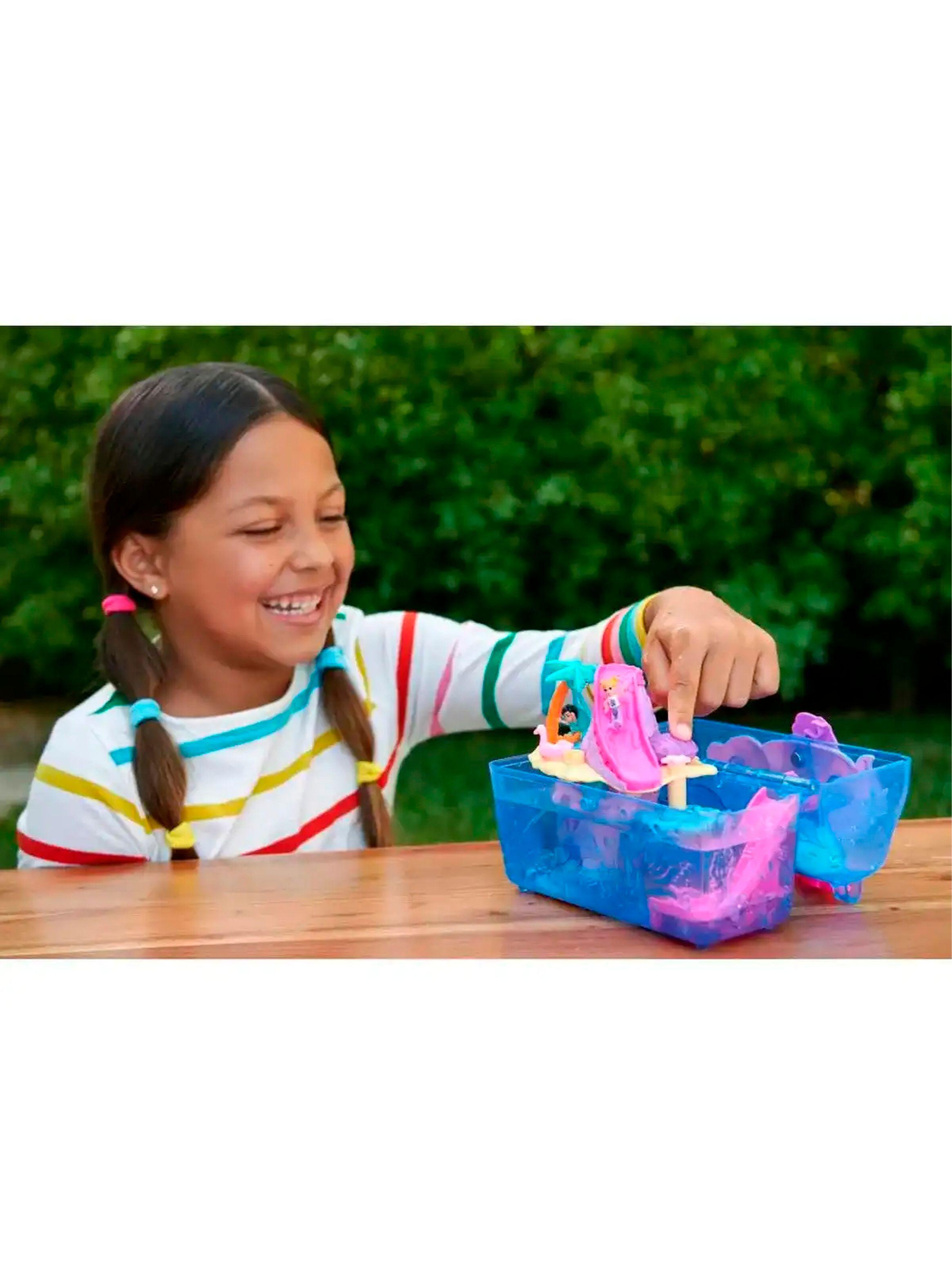 Polly Pocket Bolso Cofre del Tesoro | Set de Juego Bahía Mágica-4