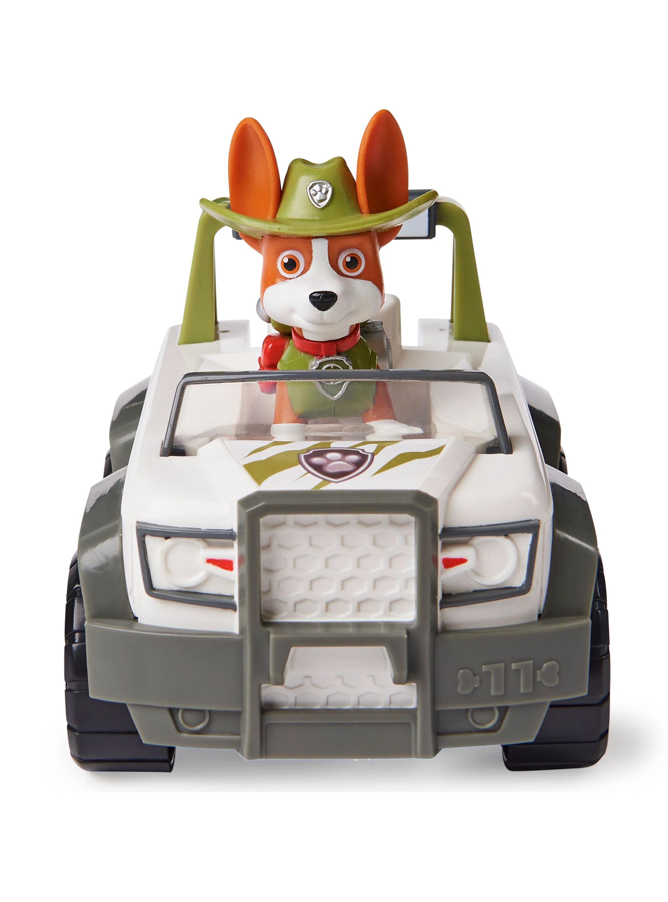 Figura con Vehículo Tracker Jungle Cruiser Paw Patrol Patrulla Canina de Spin Master-2