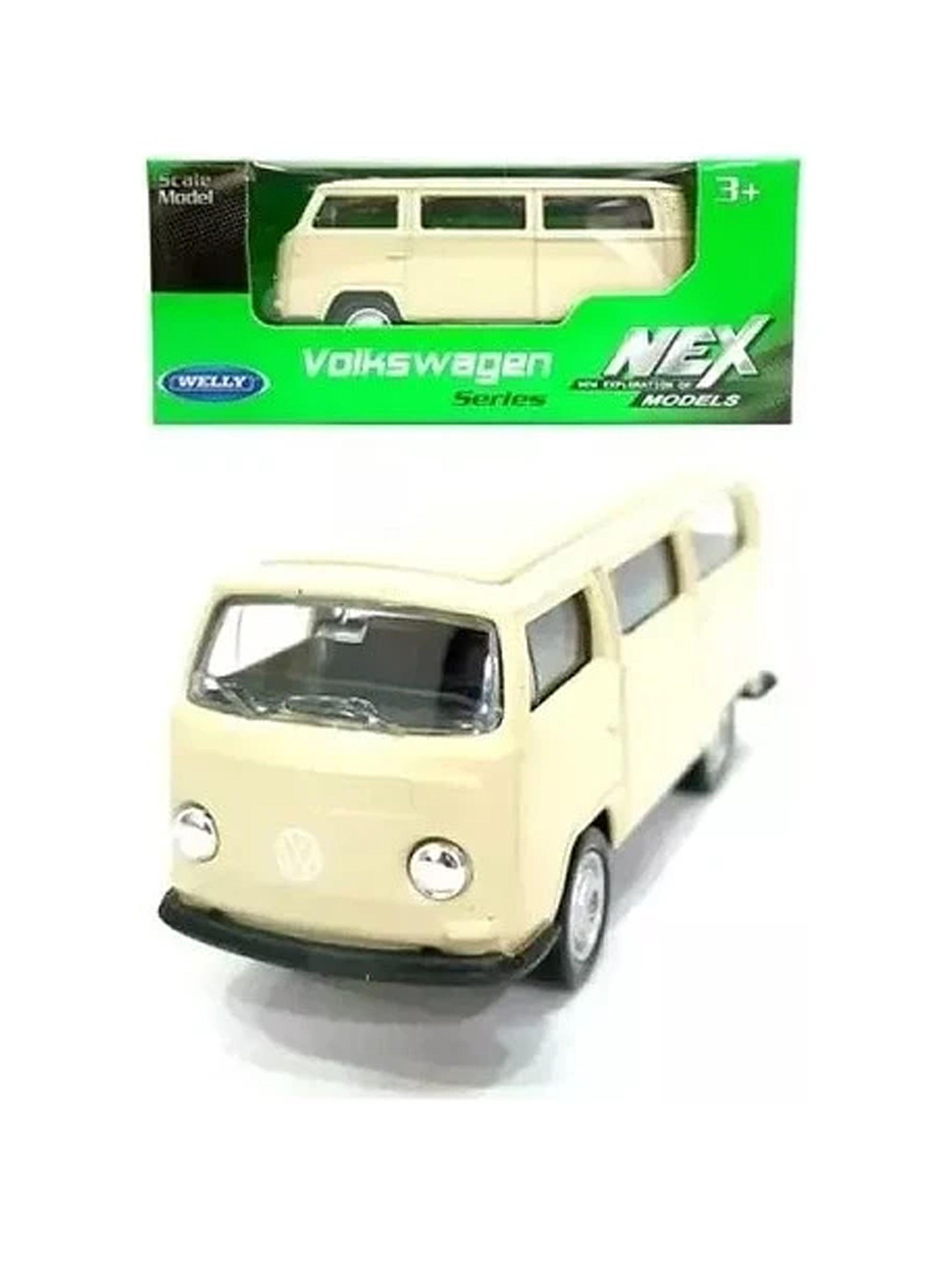 Auto De Coleccion Kombi Crema Escala 1:34 de Welly-0