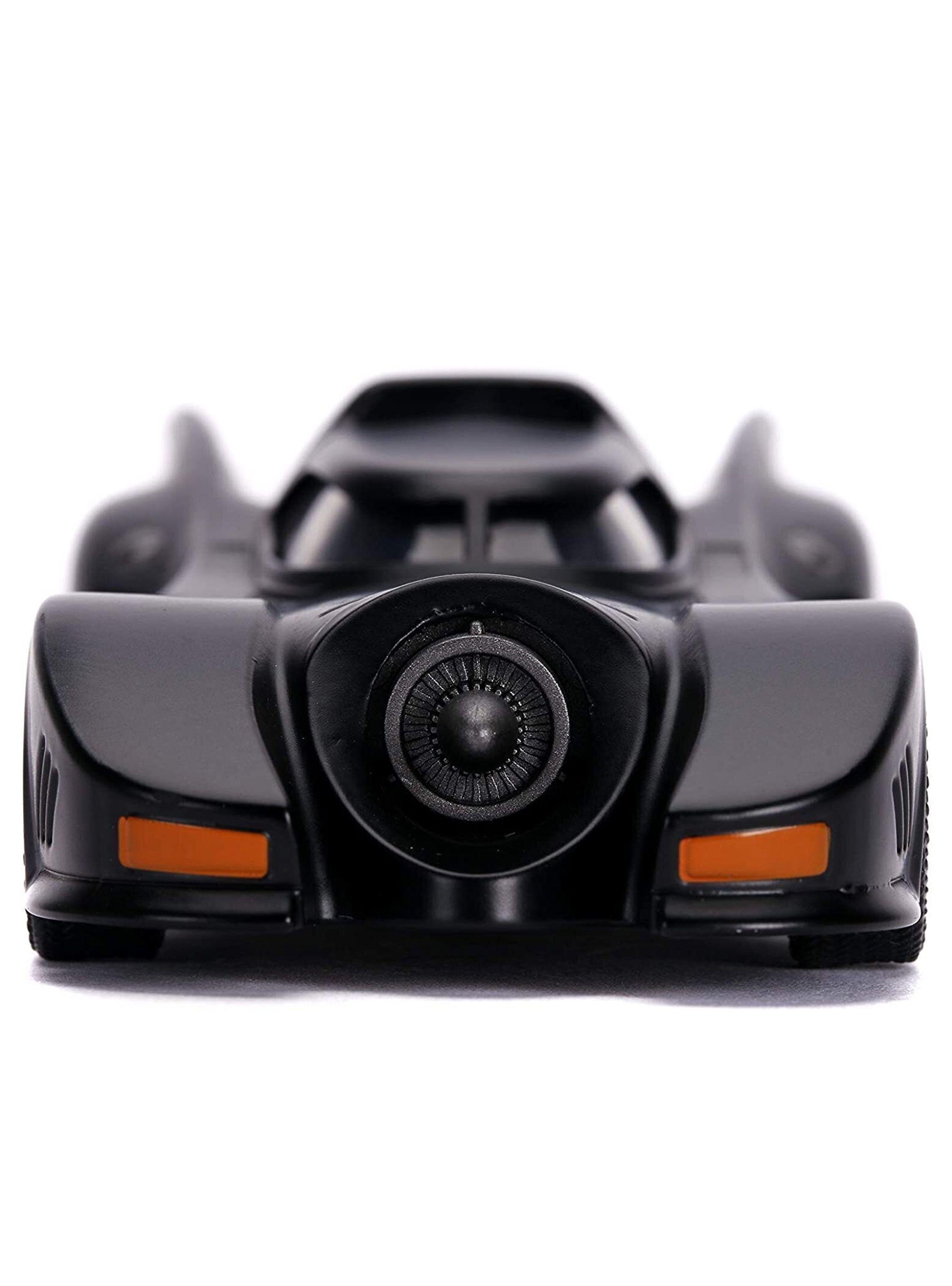 Vehículo Batimóvil Batman Tim Burton Con Figura Metálica Batman Escala 1:32 de Jada-2