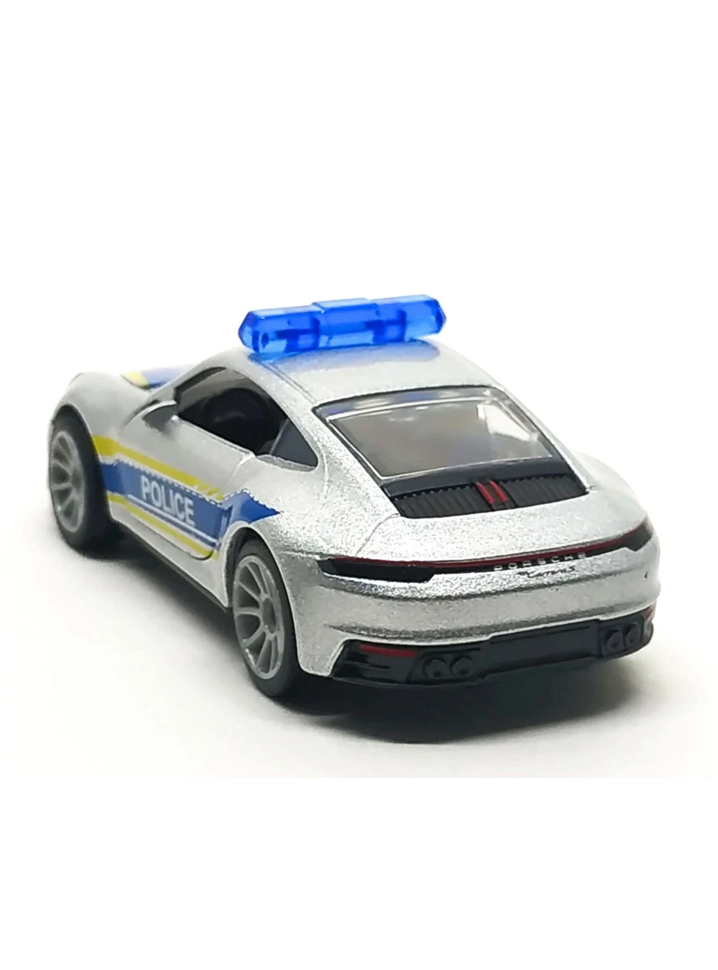 Auto Metal Porsche 911 Policia Escala 1:64-2