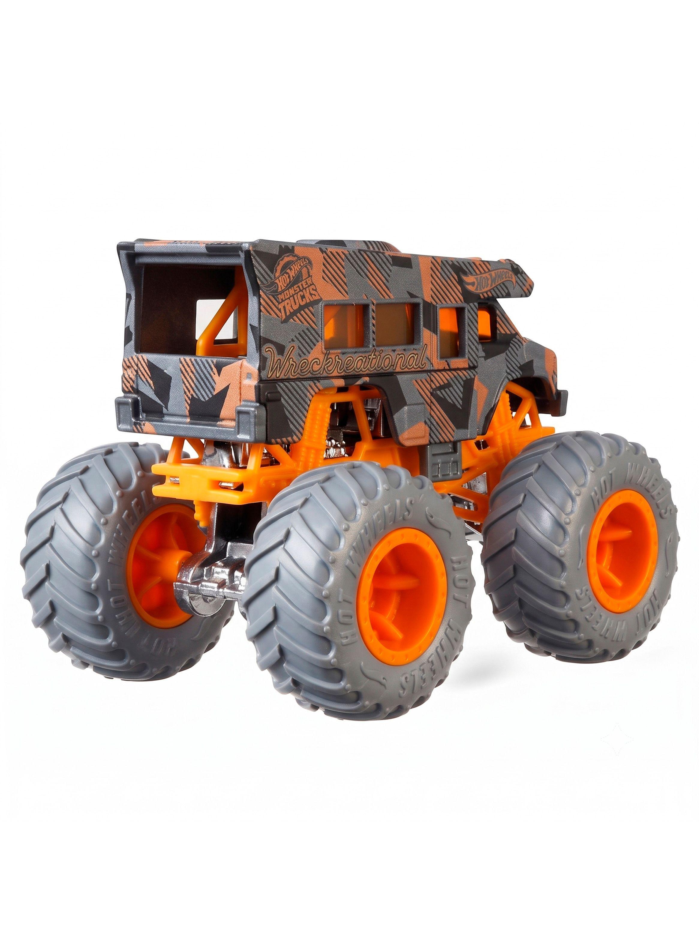 Auto Monster Truck Hot Wheels Camo Crashers 1 64 Metal-3