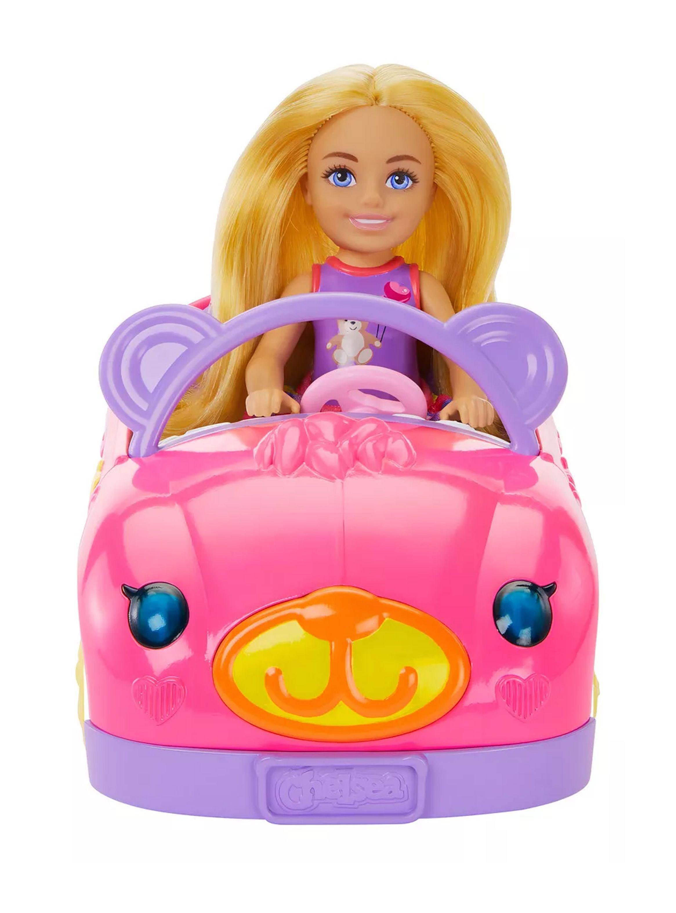 Barbie Set De Juego Chelsea Muñeca Y Auto De Osito de Mattel-5