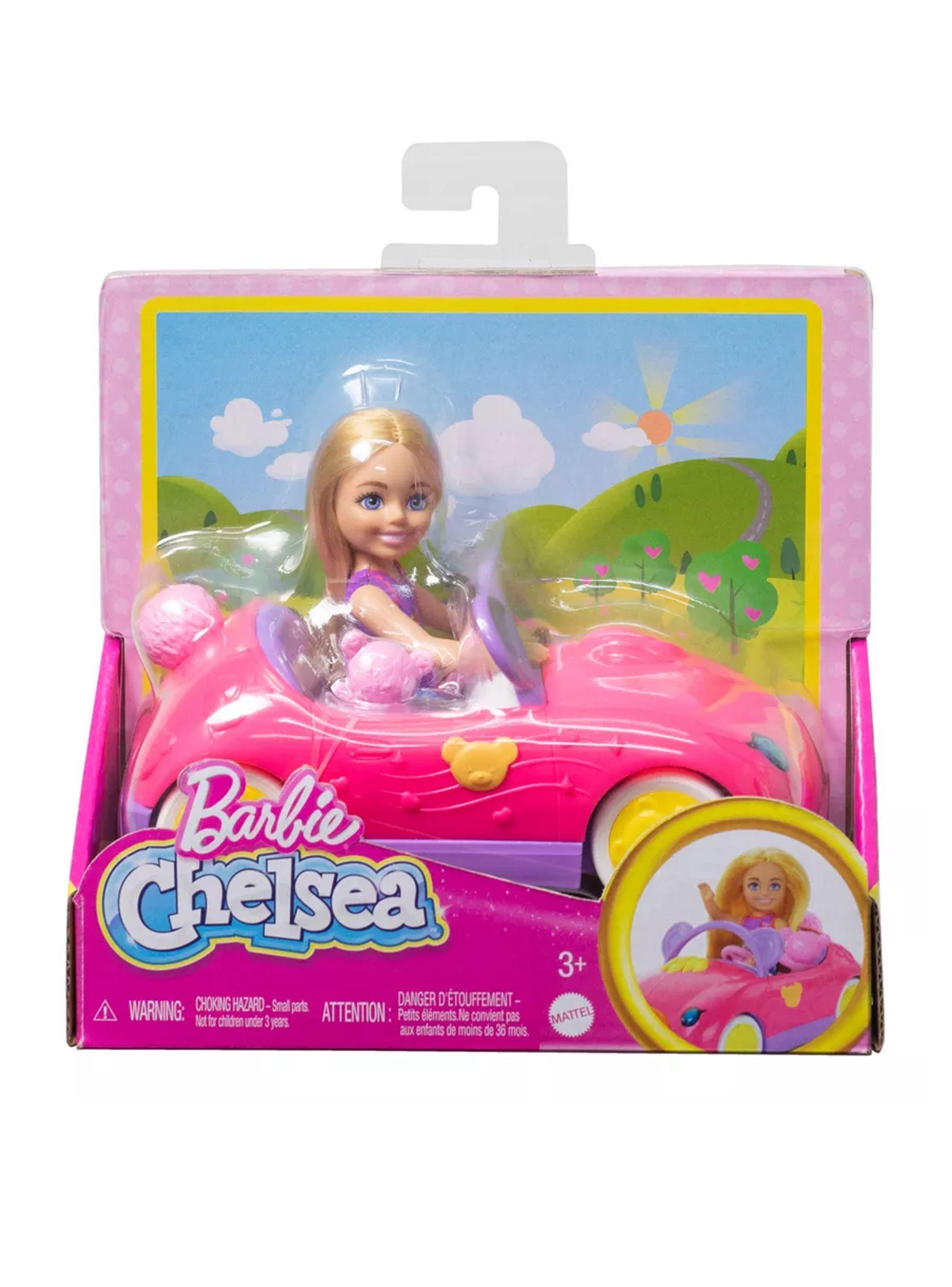 Barbie Set De Juego Chelsea Muñeca Y Auto De Osito de Mattel-6