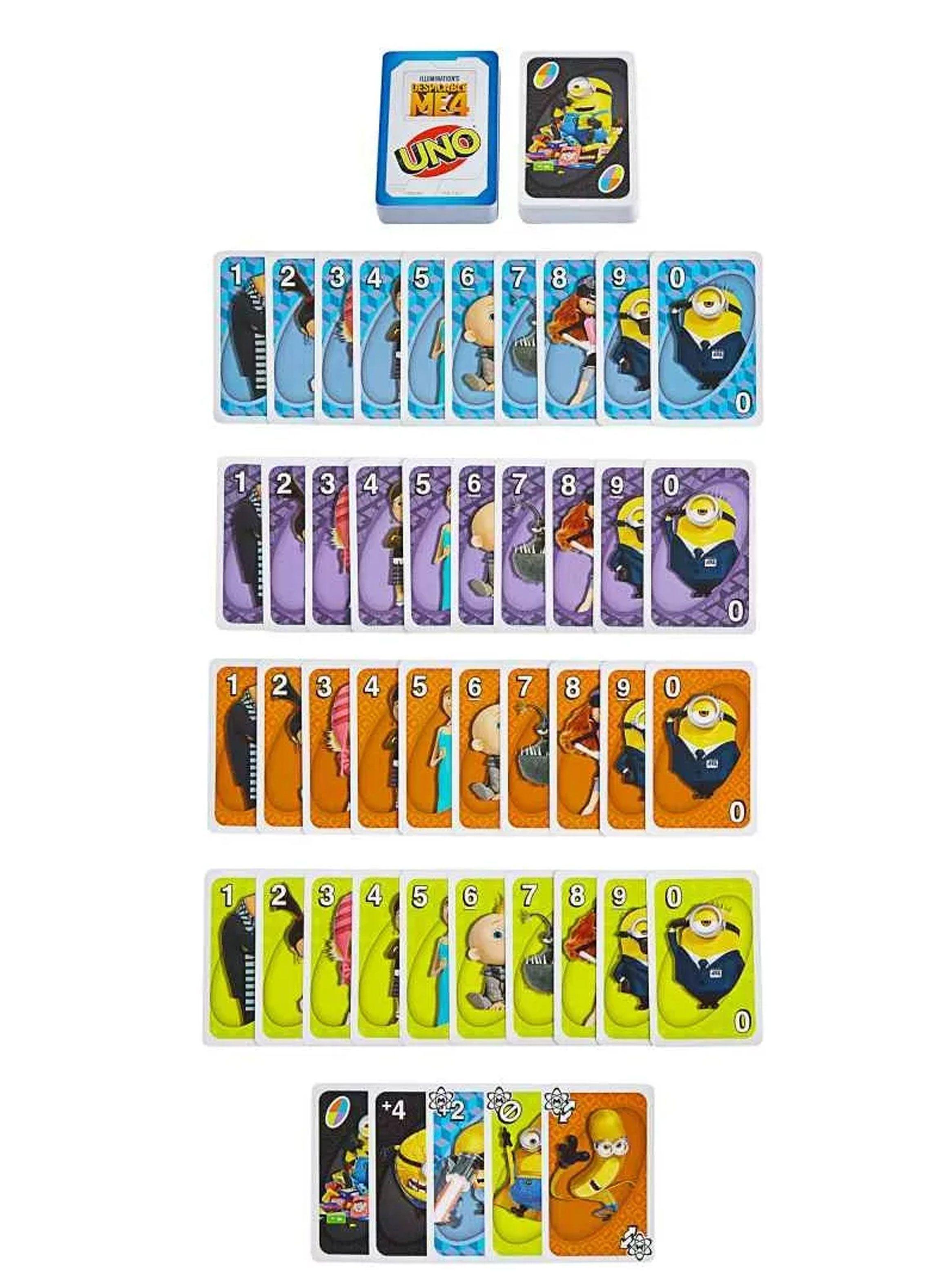 Uno Juego De Cartas Mi Villano Favorito 4-3