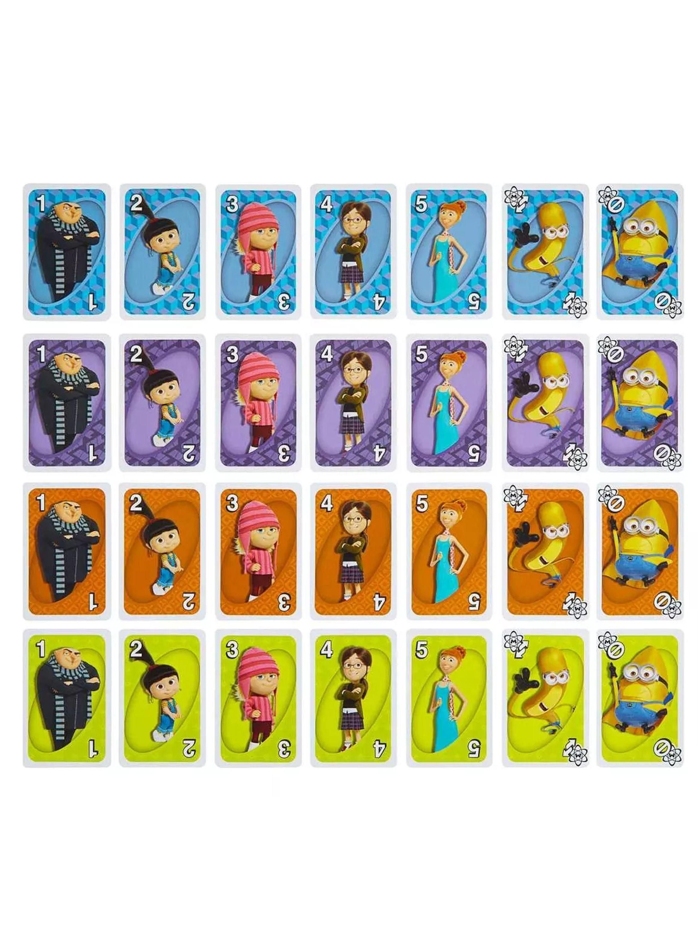 Uno Juego De Cartas Mi Villano Favorito 4-4