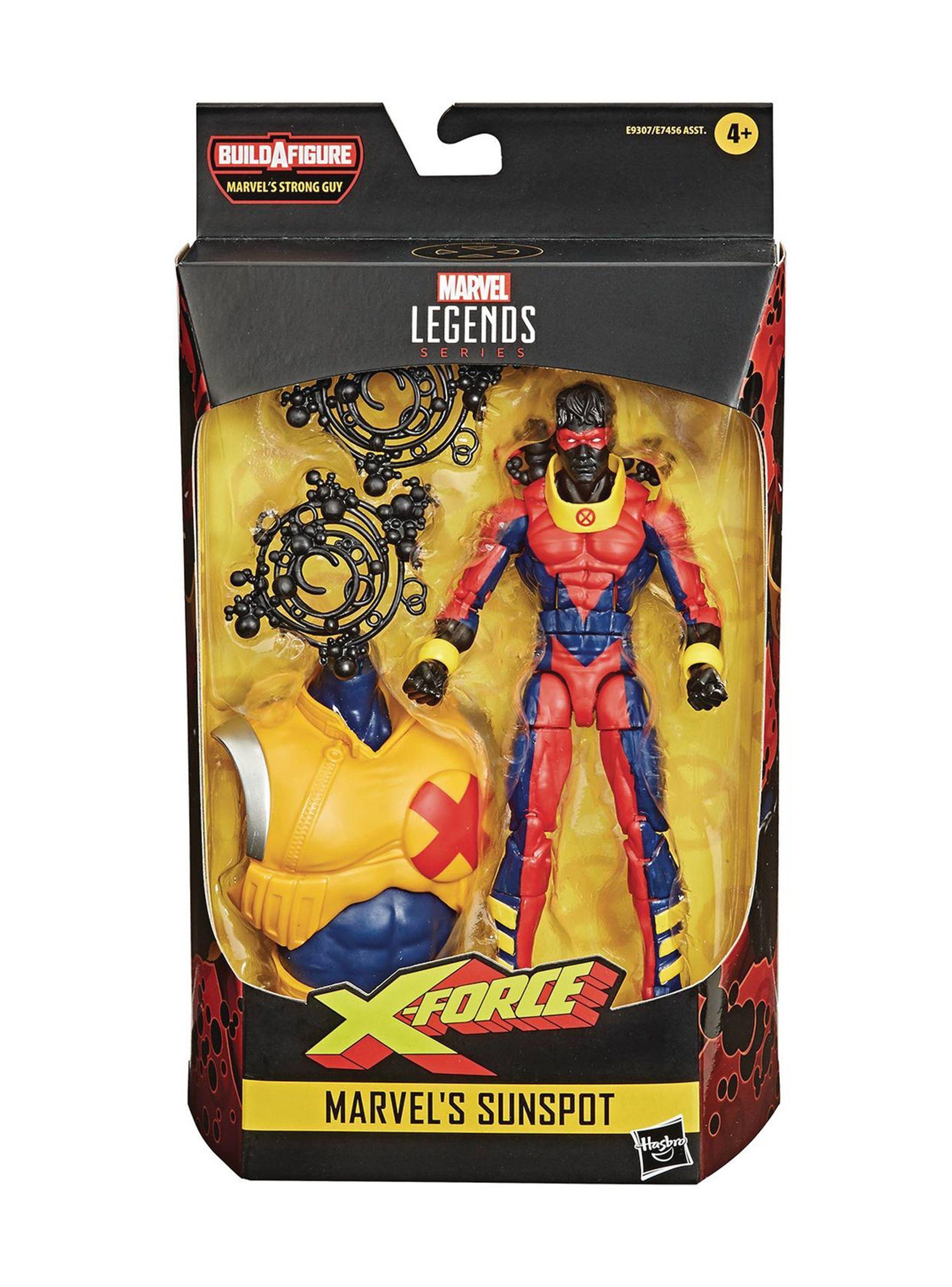 Figura Coleccionable Sunspot Marvel Legends Series Baf Strong Guy de Hasbro-3