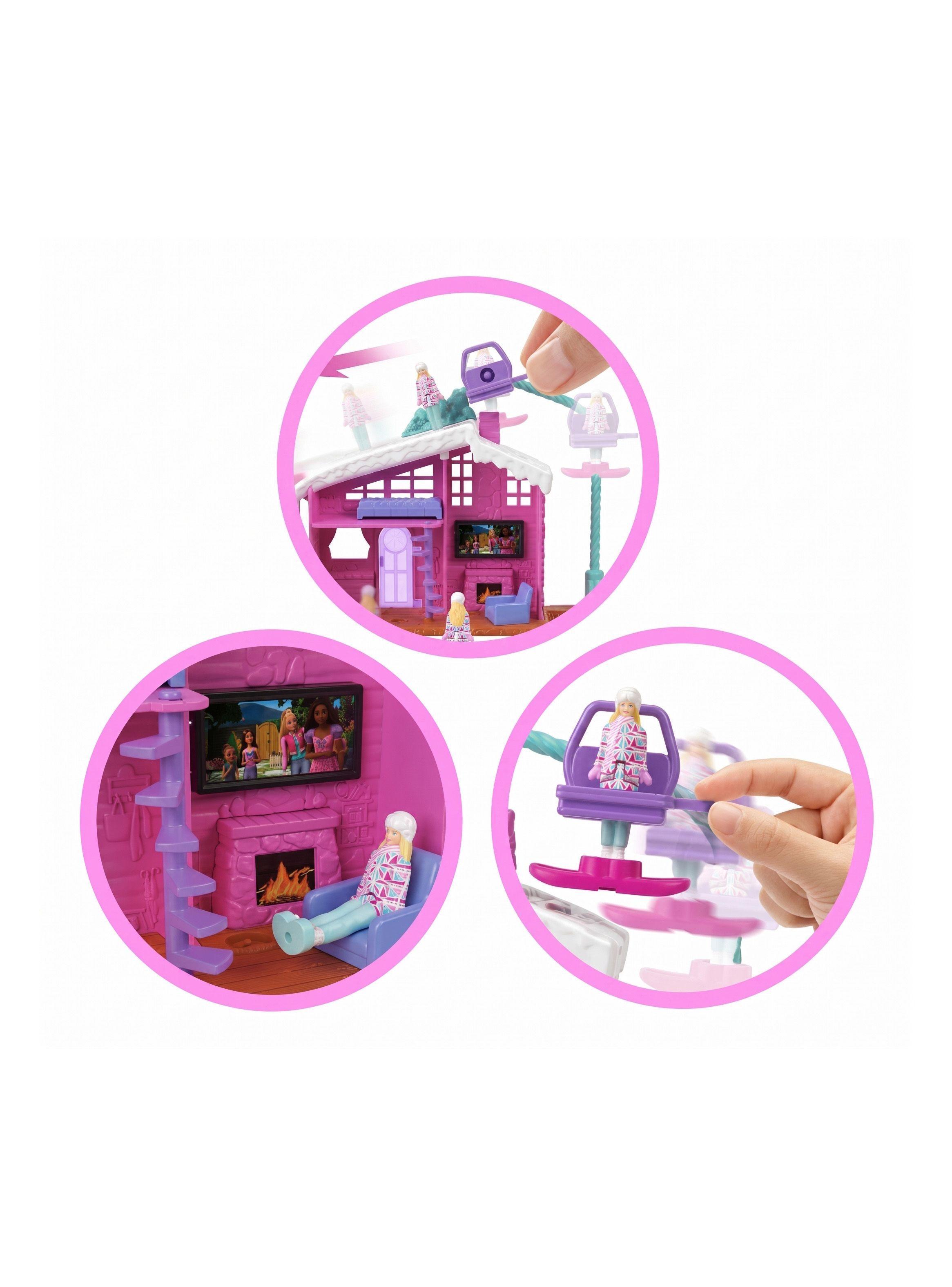 Barbie Mini Casa Barbieland Chalet De Invierno Mattel-2