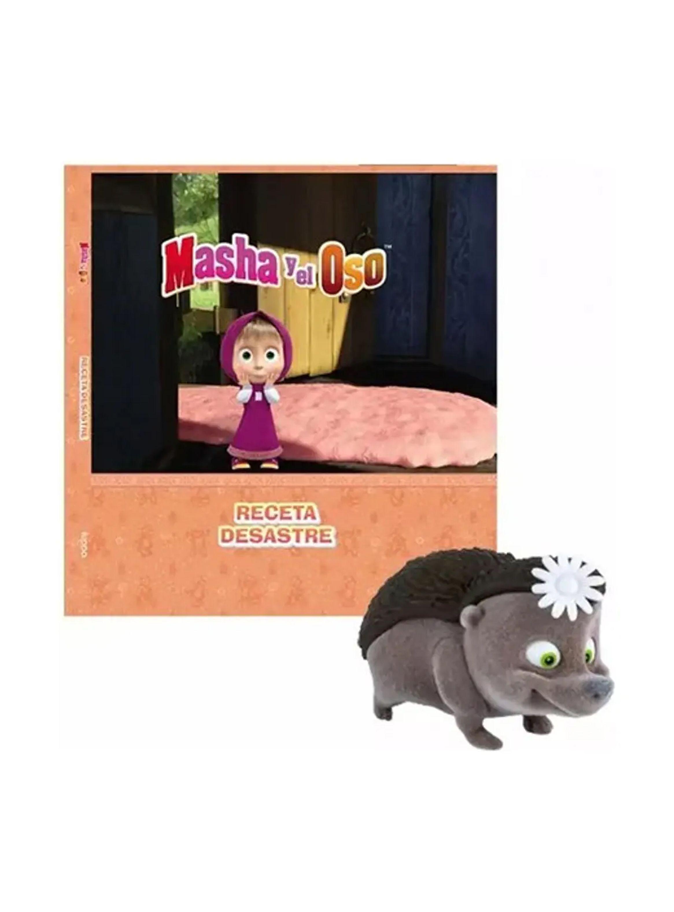 Libro De Cuento + Figura Coleccionable De Masha Y El Oso-0