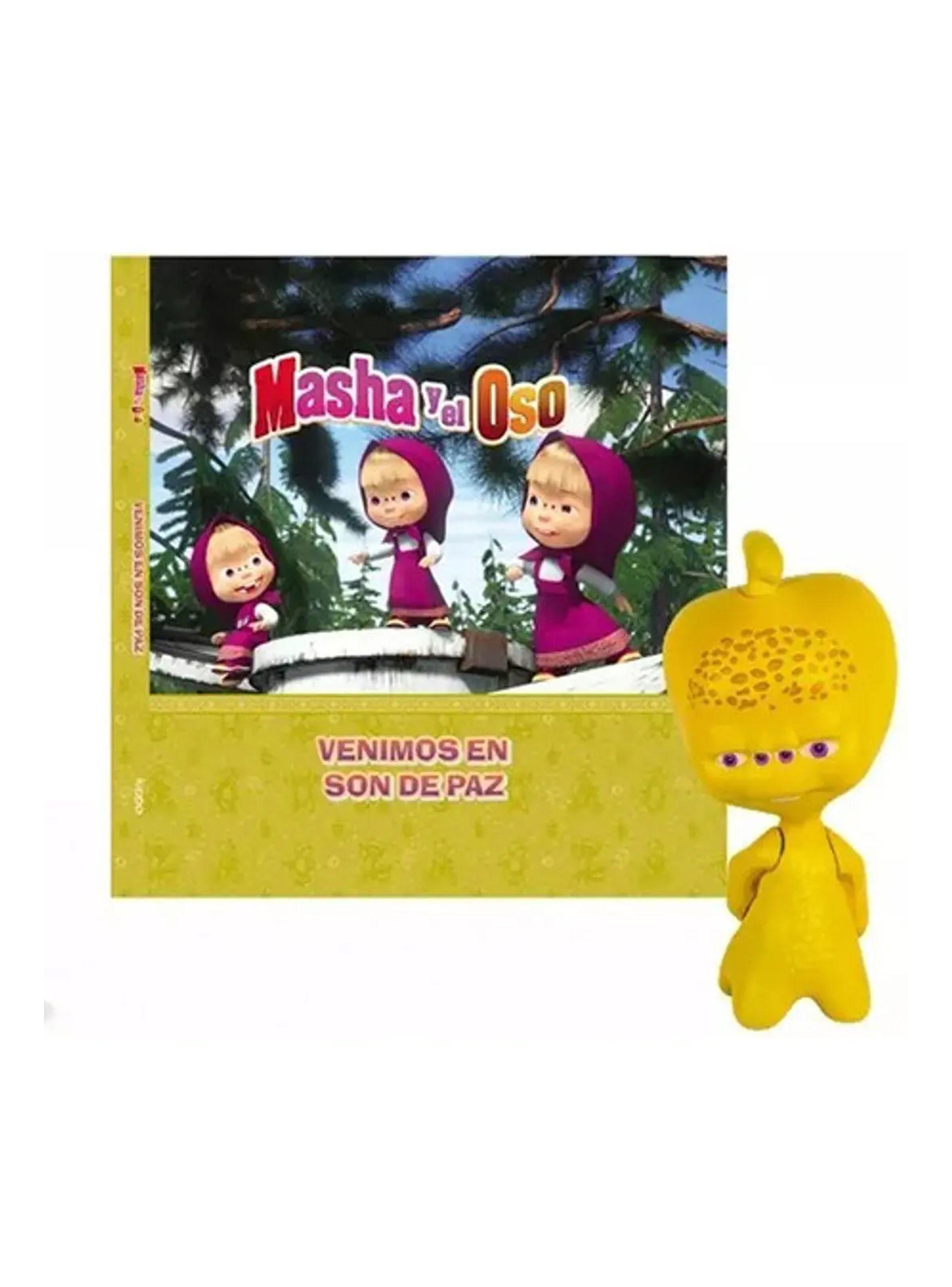 Libro De Cuento + Figura Coleccionable De Masha Y El Oso-0
