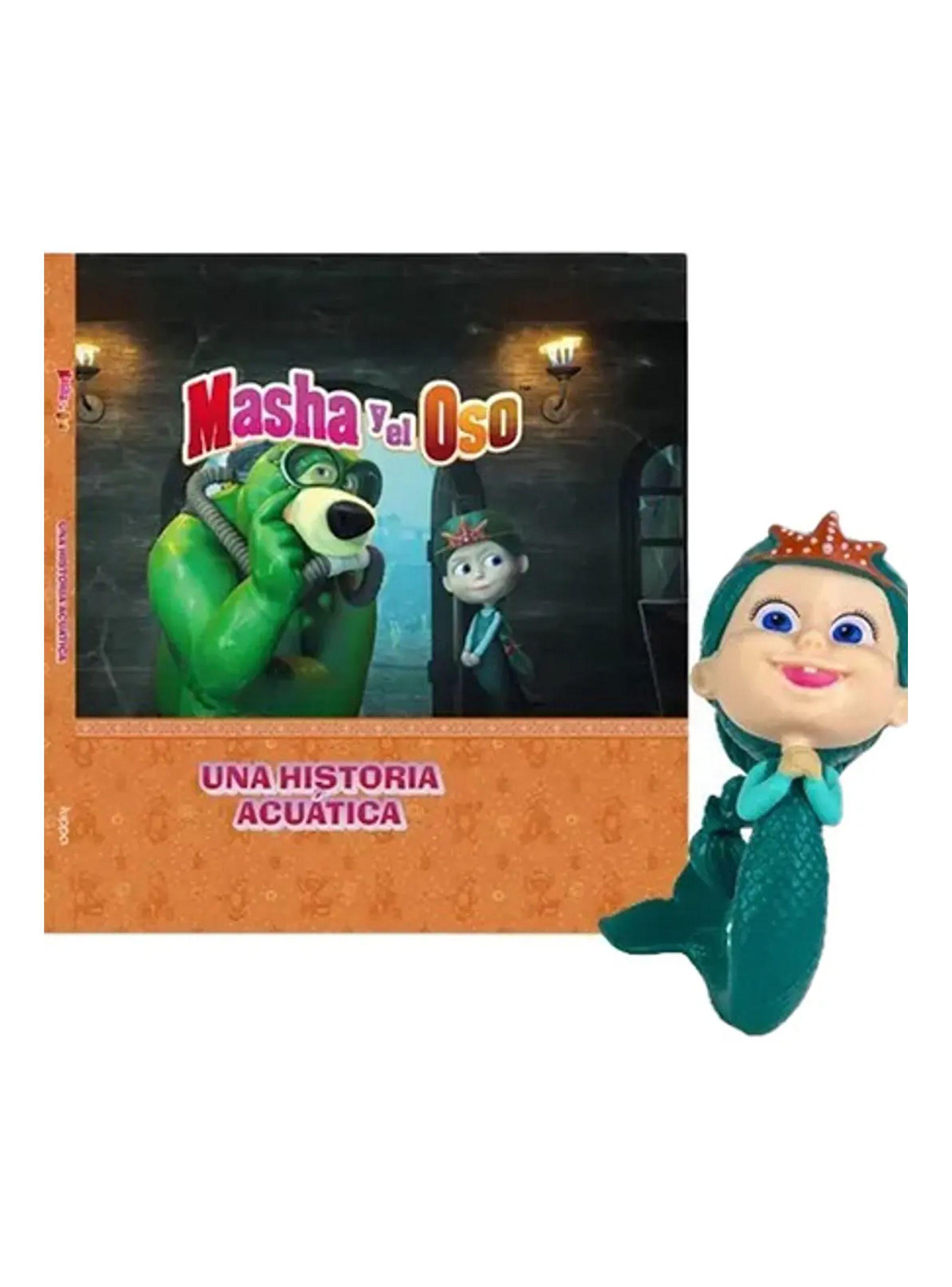 Libro De Cuento + Figura Coleccionable De Masha Y El Oso-0