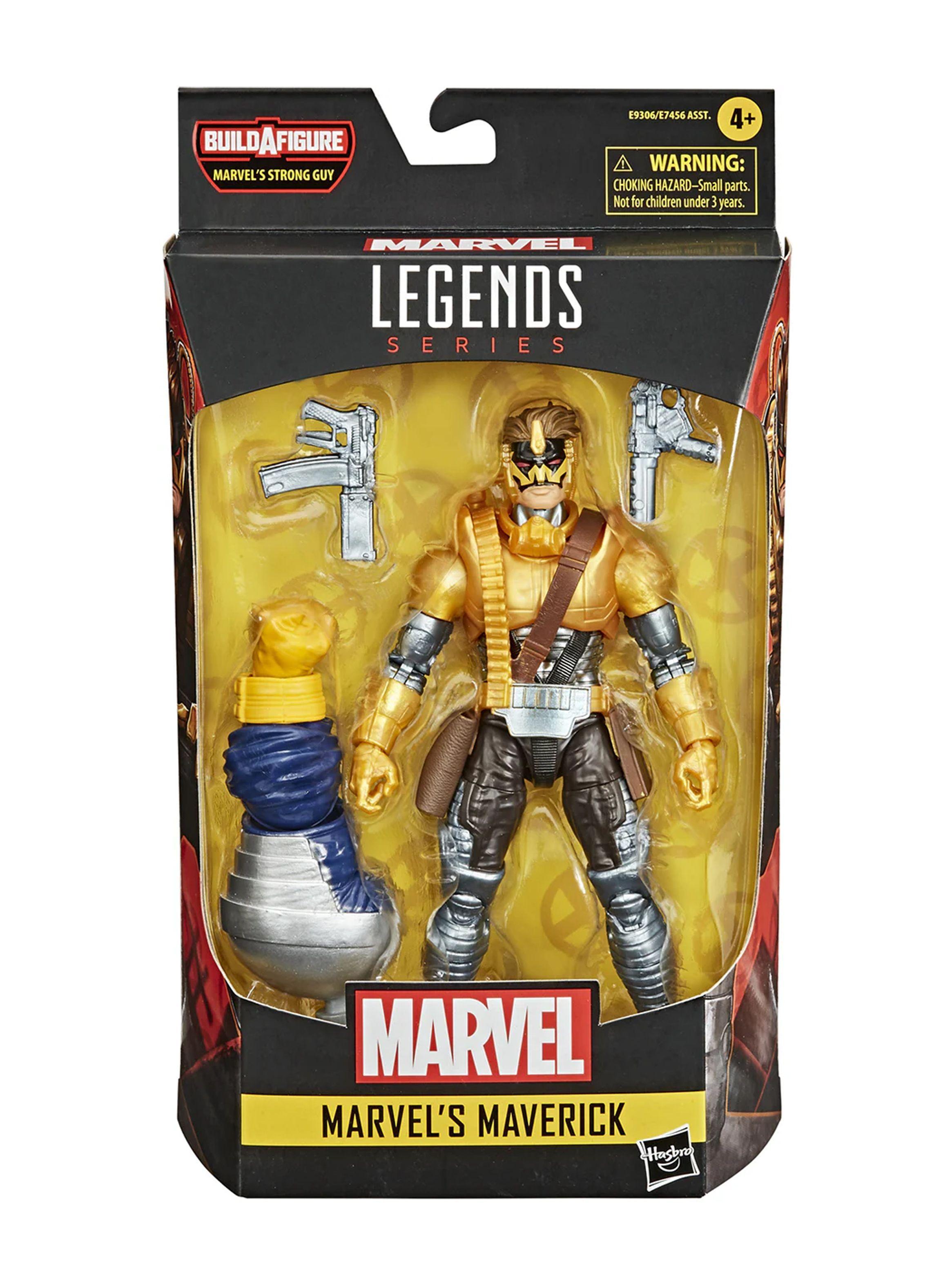 Figura de Acción Maverick Marvel Legends Series Baf Strong Guy de Hasbro-4