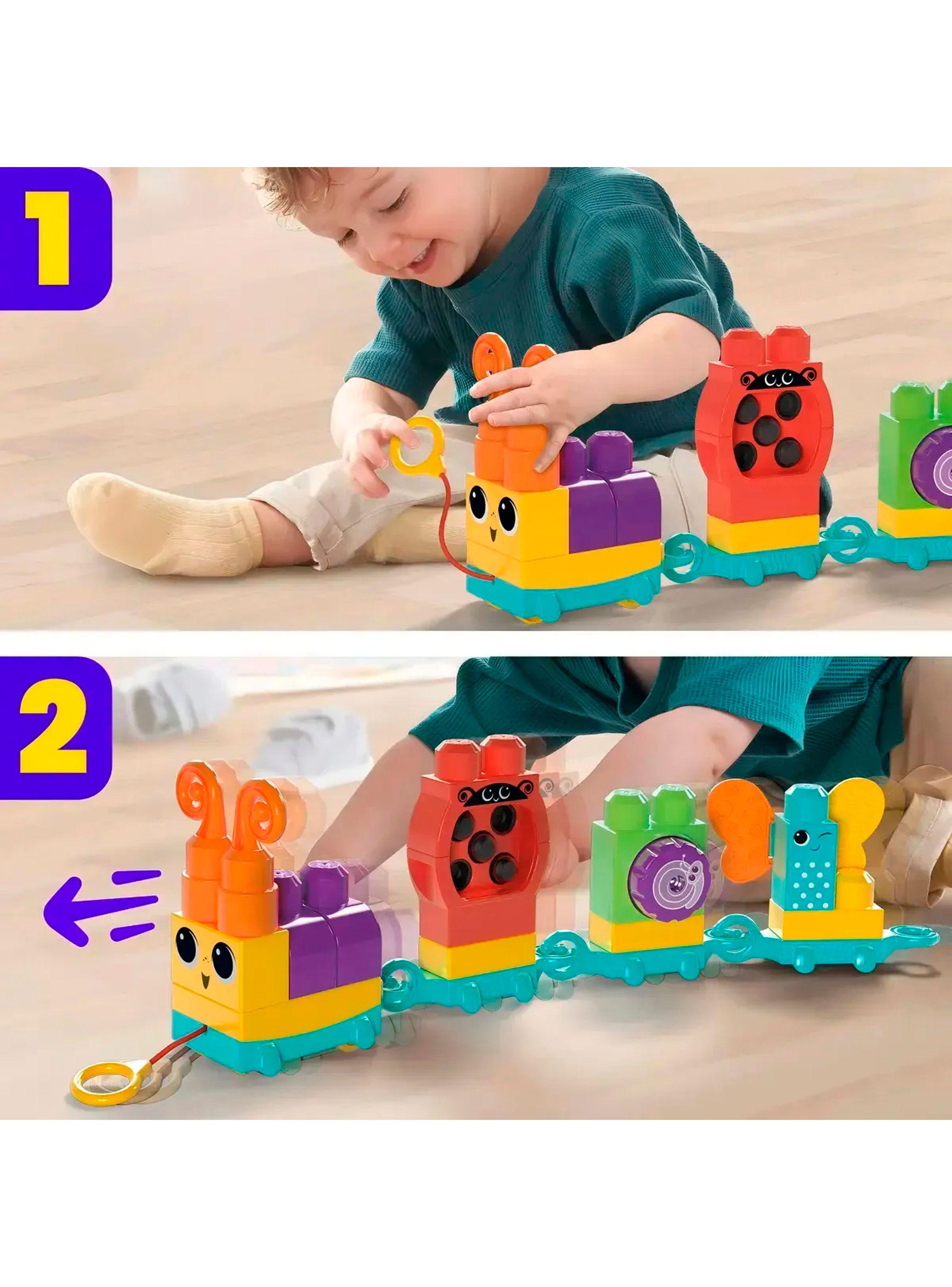 Mega Bloks Juguete De Construccion Oruguita Bailadora 30 Pzs Fisher Price-2