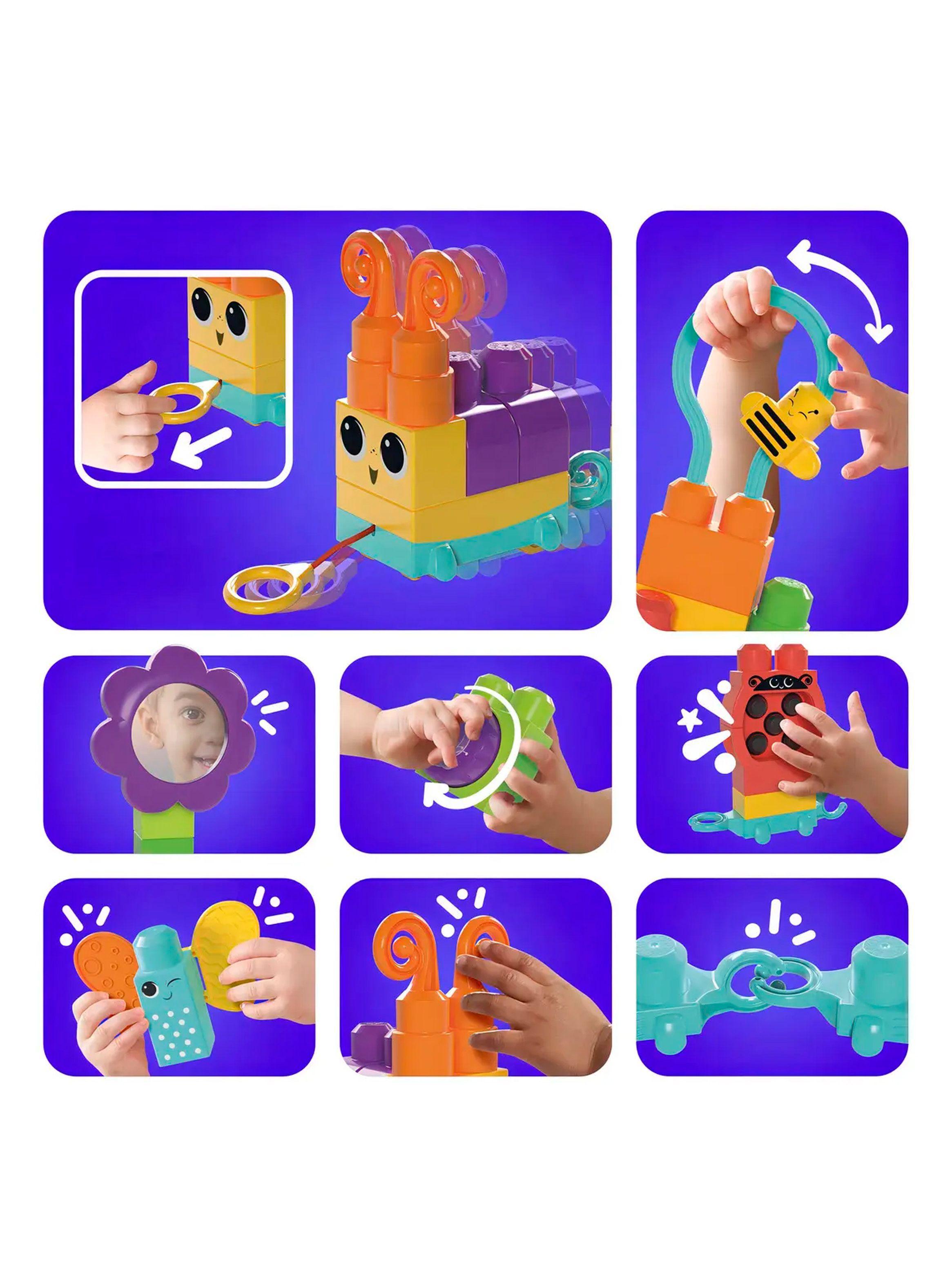 Mega Bloks Juguete De Construccion Oruguita Bailadora 30 Pzs Fisher Price-3