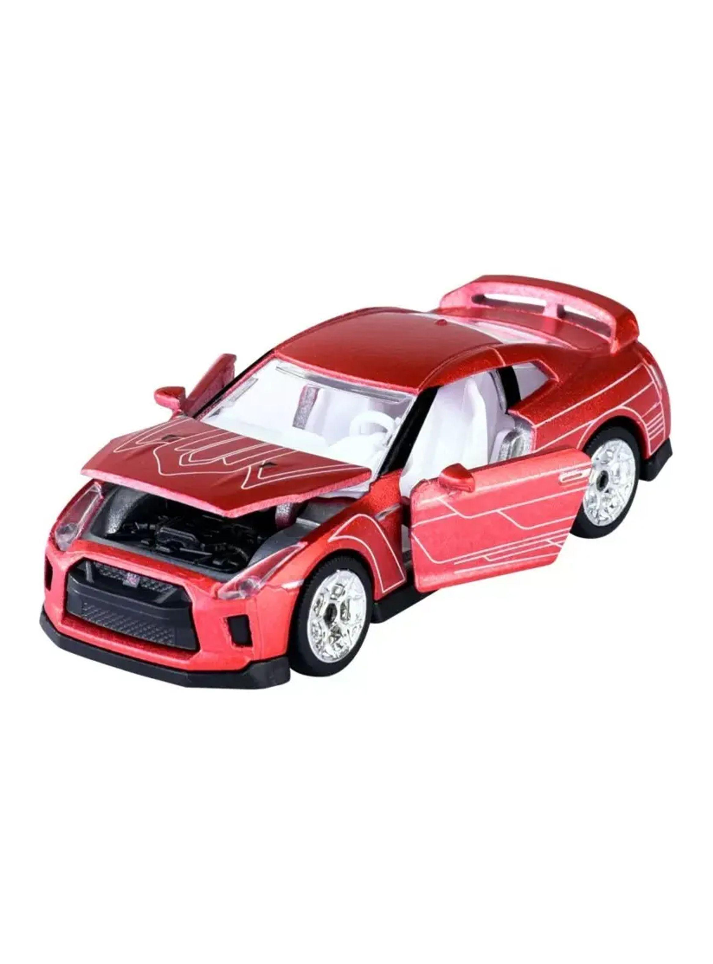 Auto Metal Nissan GT R 1:64 Rojo Deluxe Coleccion-1