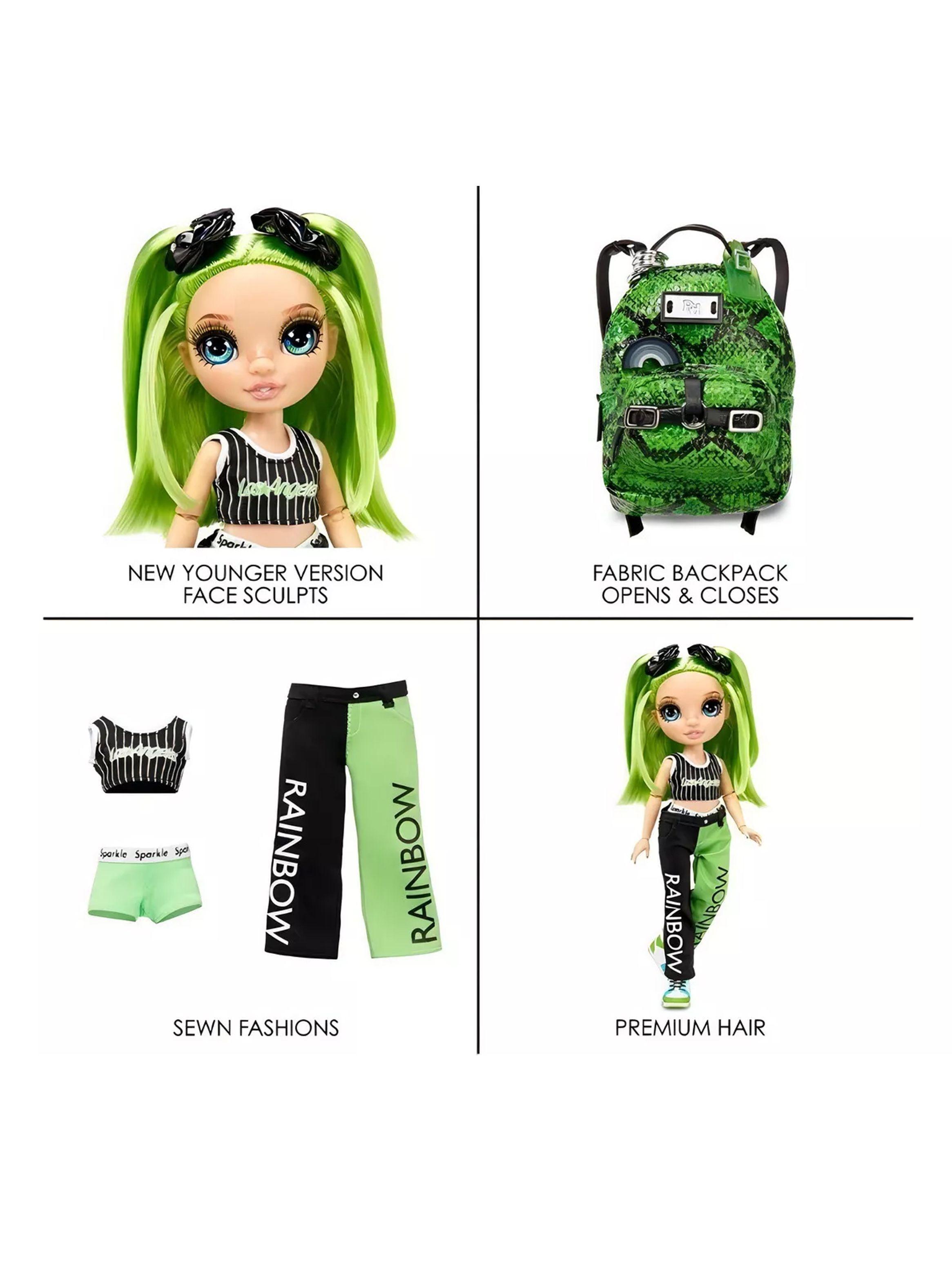 Muñeca Jade Hunter Rainbow Junior High Fashion Doll-4
