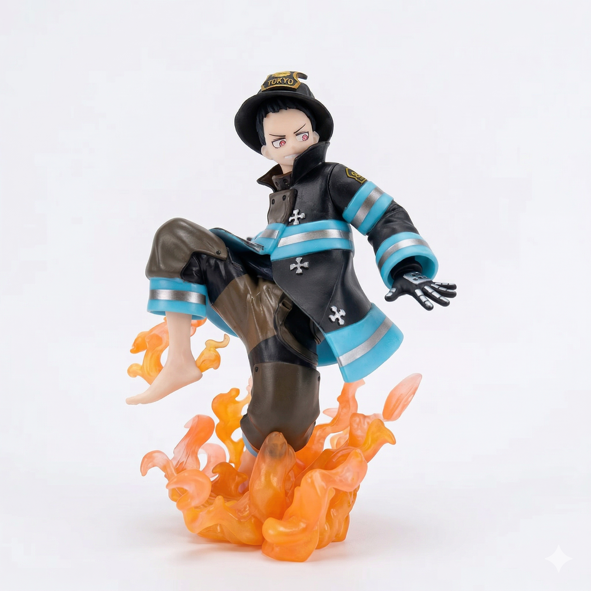 Figura Shinra Kusakabe Transformado Fire Force 16cm Genérico-2