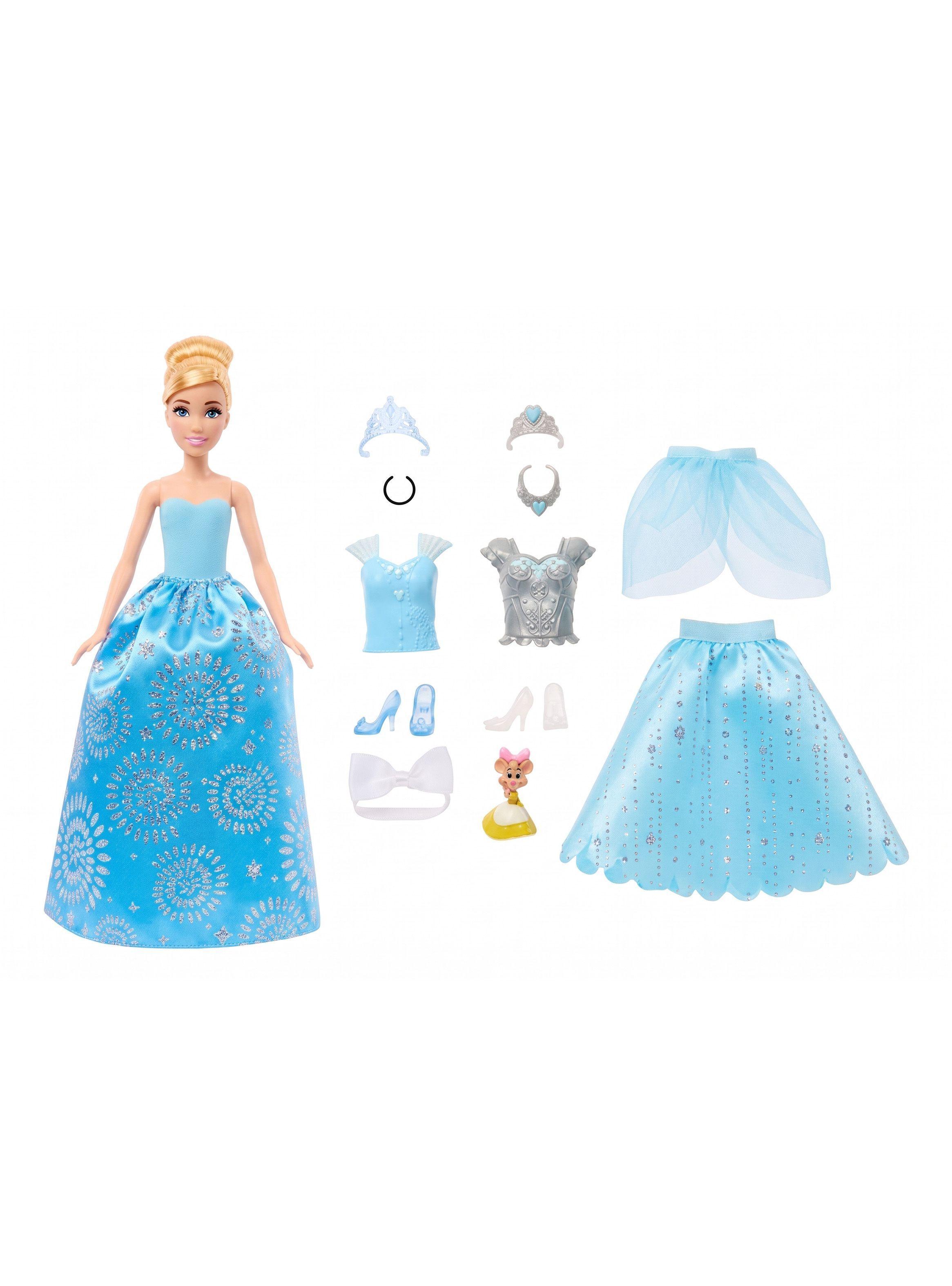 Muñeca Barbie Princesa Disney Cenicienta Modas Sorpresa-2