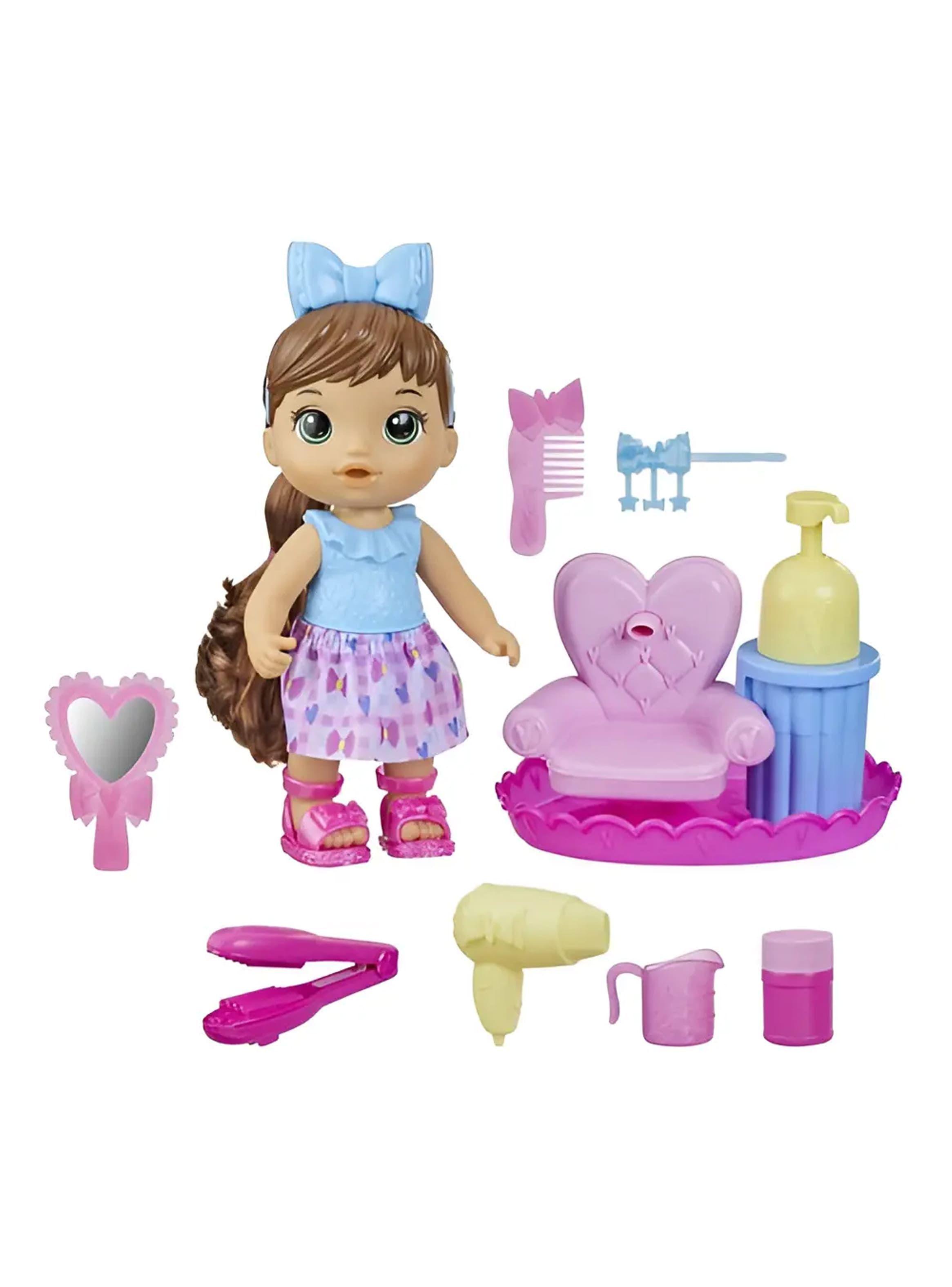 Muñeca Baby Alive Diversion Con Burbujas Cabello Castaña niñas 3+-1