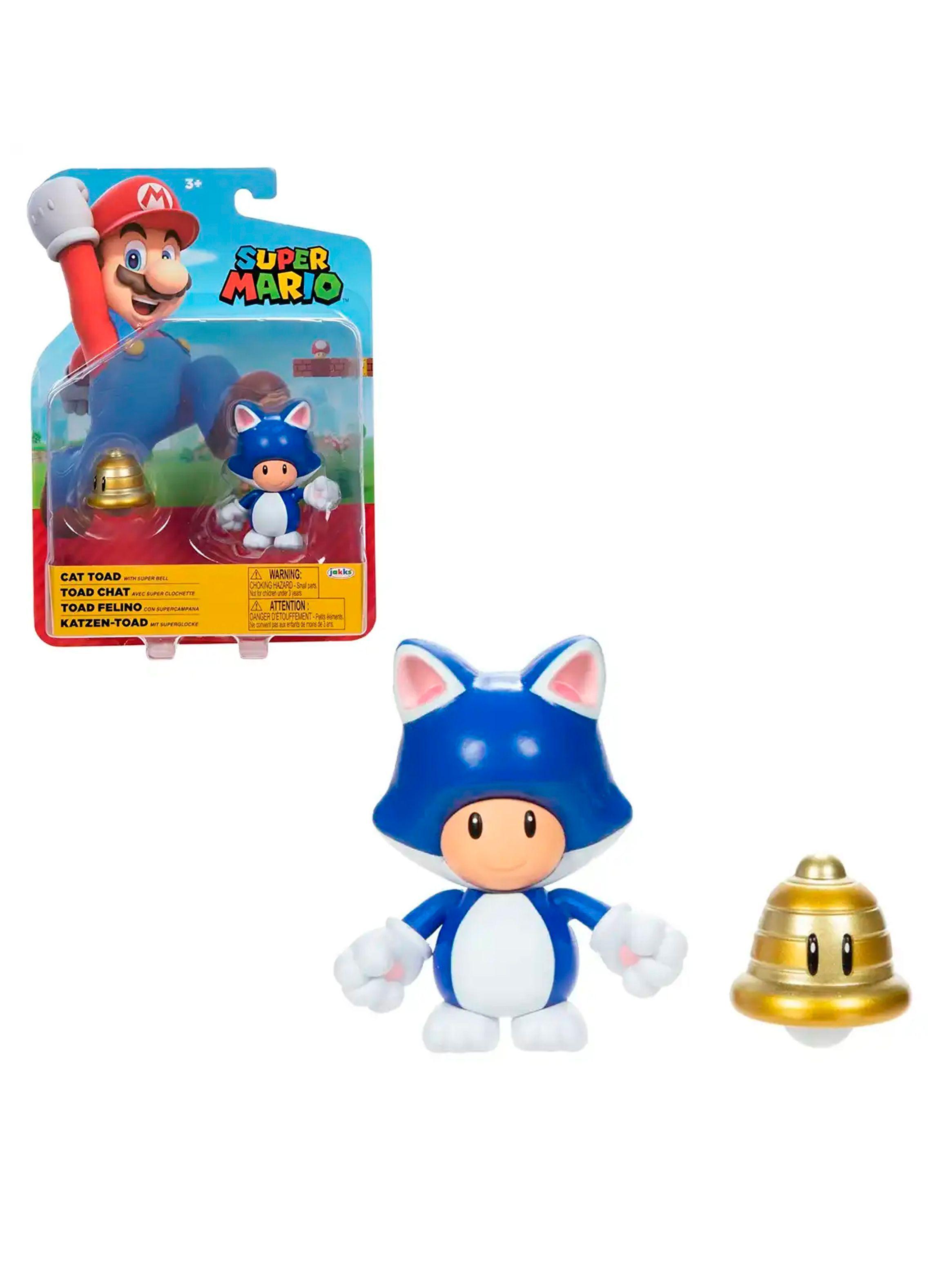 Figura Cat Toad (Toad Felino) 10cm | Super Mario de Jakks-0