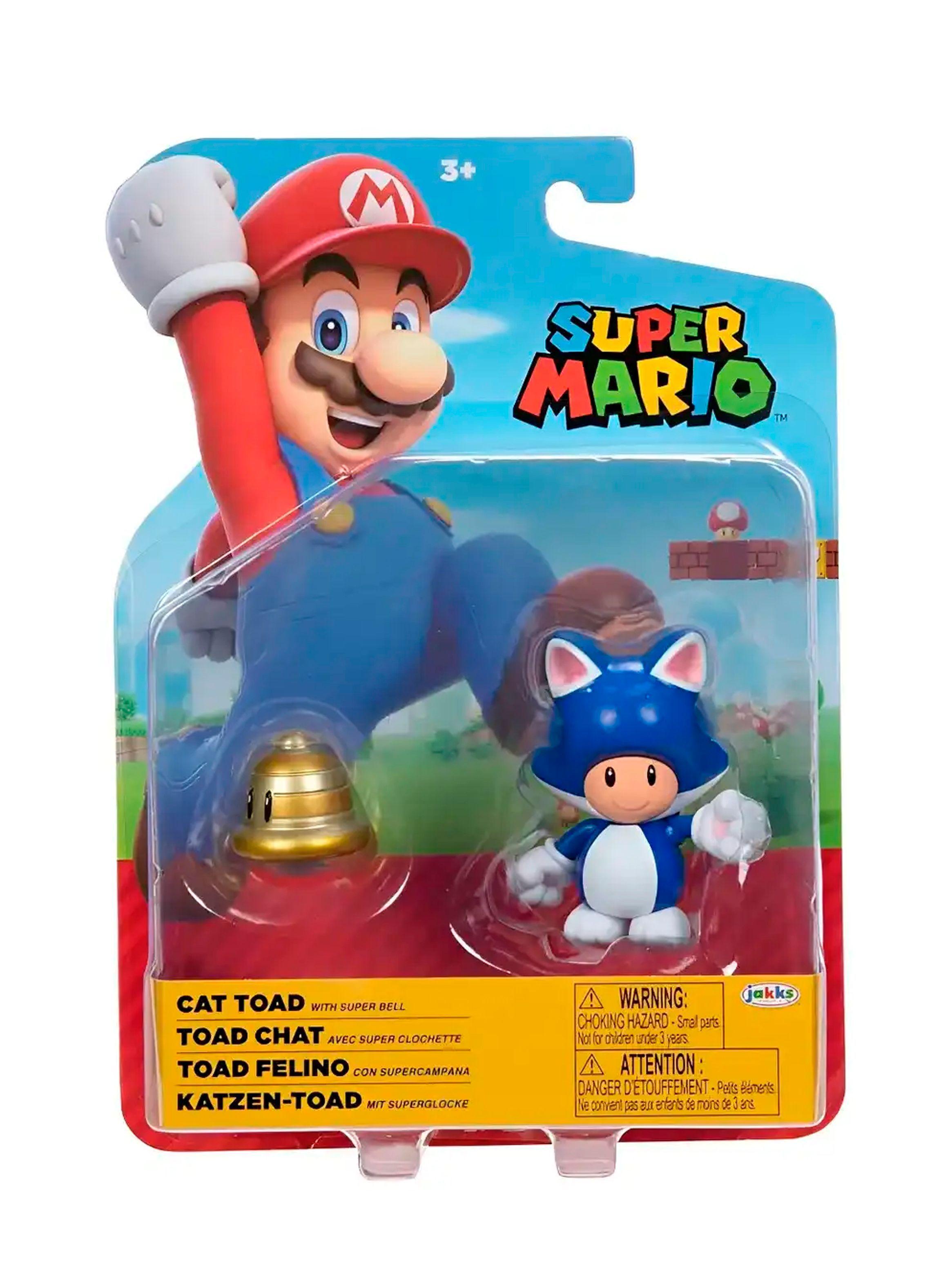Figura Cat Toad (Toad Felino) 10cm | Super Mario de Jakks-2